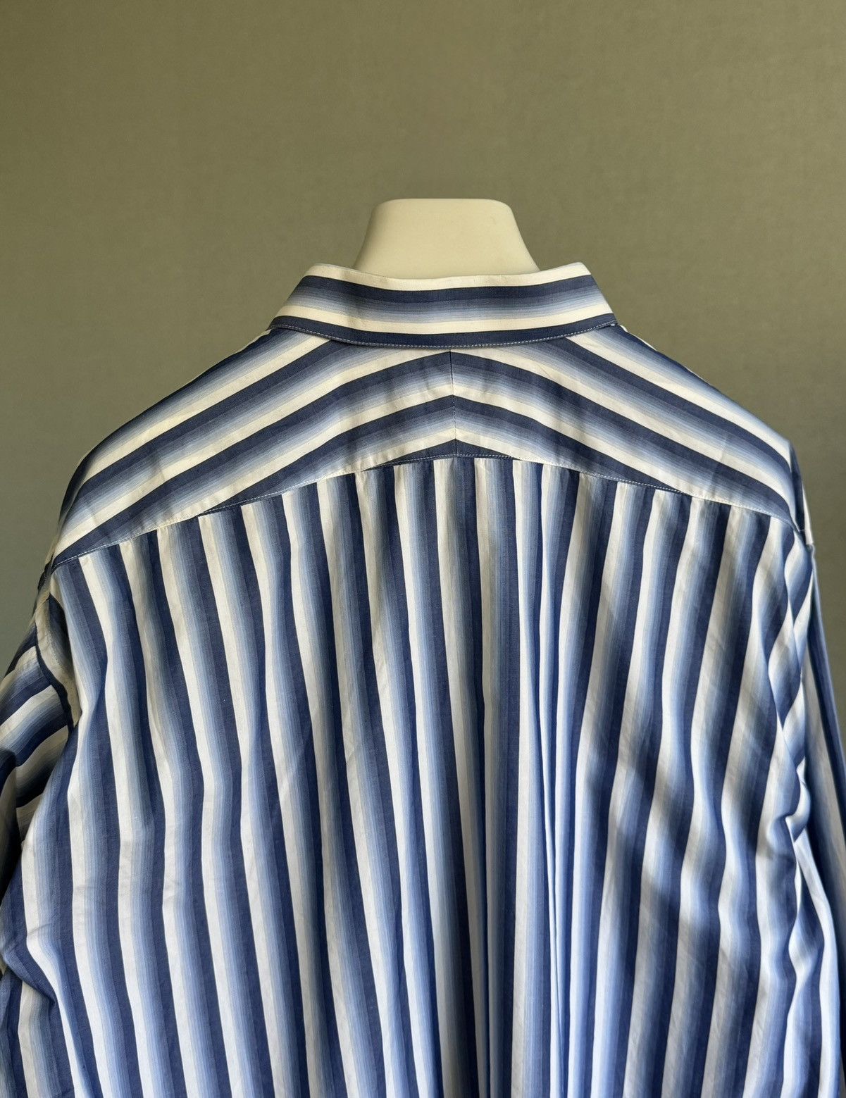 Burberry Burberry made in UK stripped shirt Size US XL / EU 56 / 4 - 3 Thumbnail