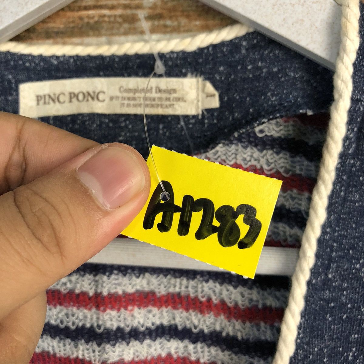 Homespun Knitwear × Japanese Brand × Vintage Pinc Ponc Blue vintage Vest #A1283 Size M / US 6-8 / IT 42-44 - 10 Thumbnail