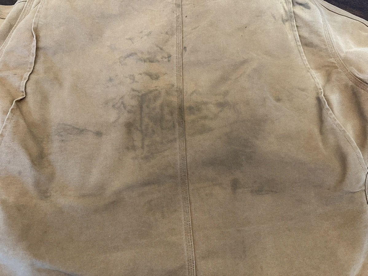 Carhartt Vtg CARHARTT C03 BRN Quilted Duck Canvas Chore Jacket USA-50 Size US XXL / EU 58 / 5 - 14 Thumbnail