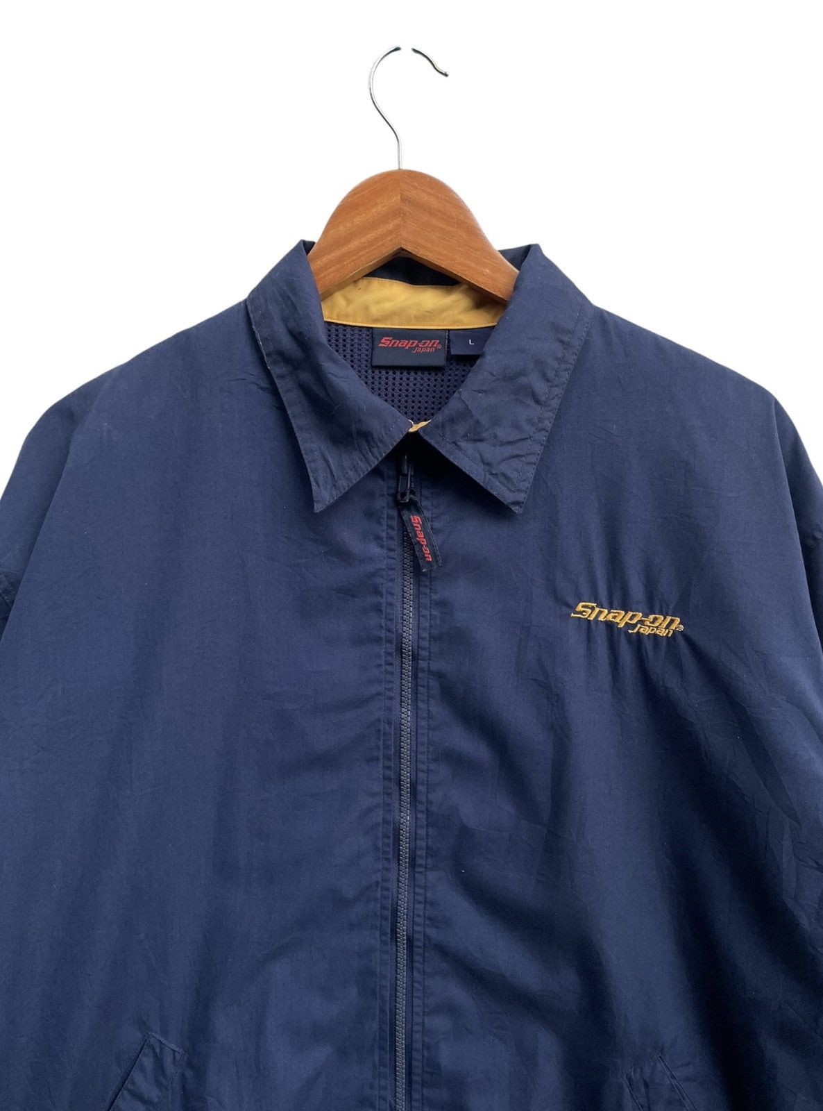 Japanese Brand × Vintage Vintage Snap On Racing Motorsport Backhit Winbreaker Jacket Size US L / EU 52-54 / 3 - 4 Thumbnail
