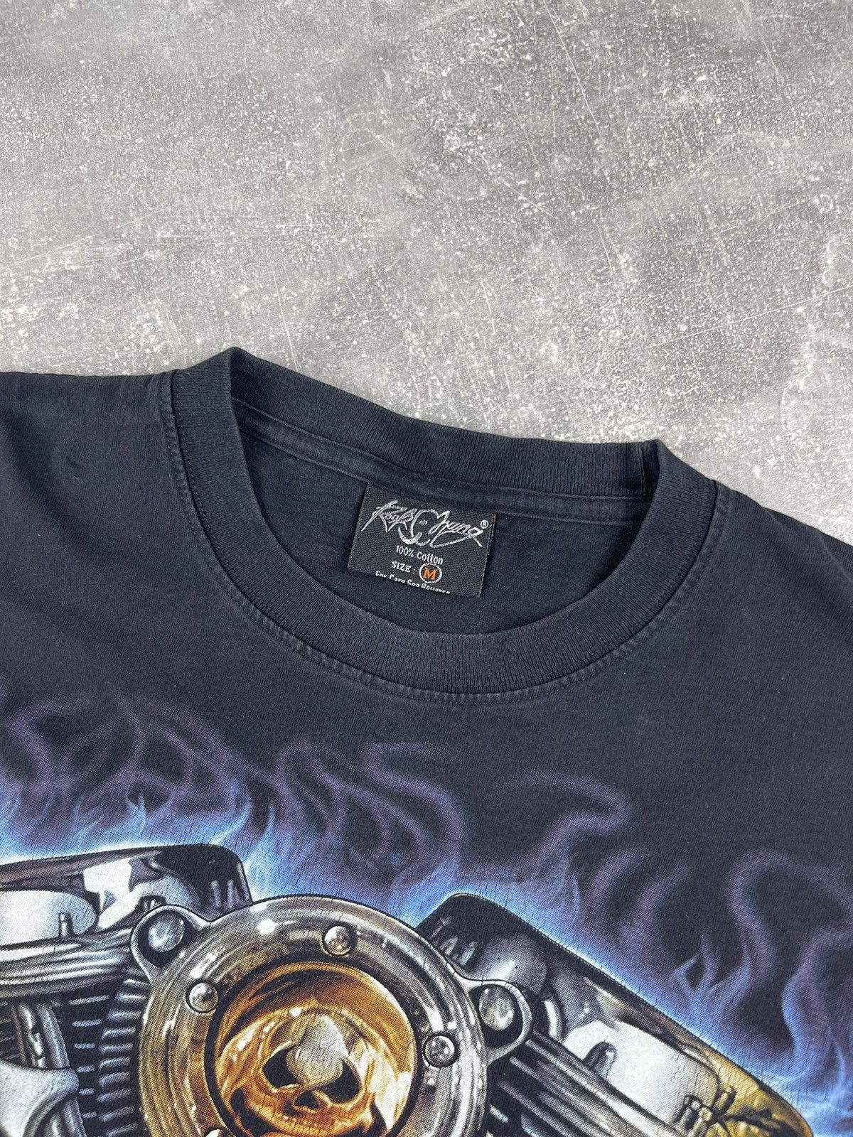Band Tees × Vintage Vintage 00s Black Demon Biker Devil Rock Cotton Size US M / EU 48-50 / 2 - 8 Thumbnail