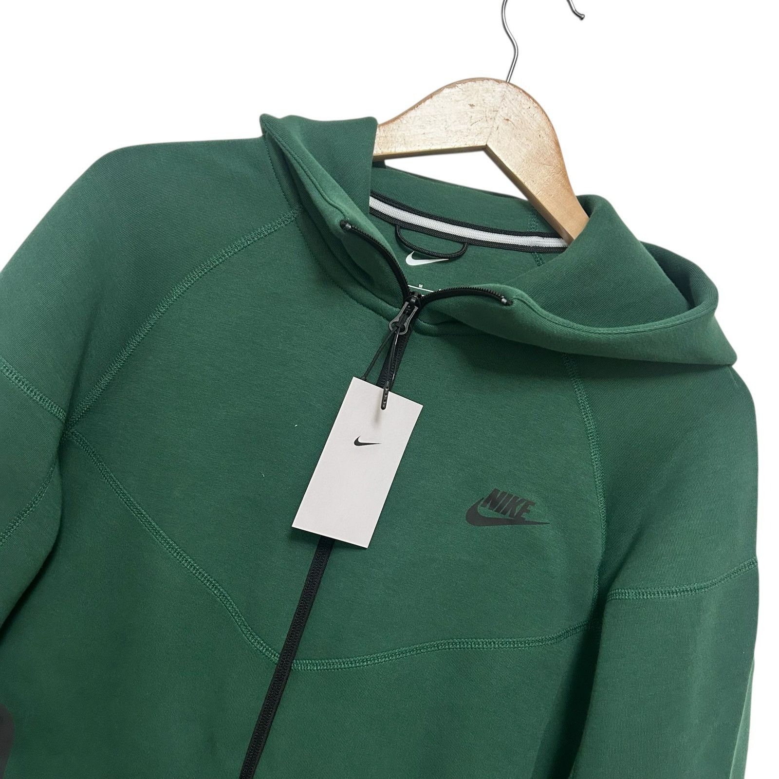 Nike Tech Gorge Green Full Zip Hoodie Sz M Mens