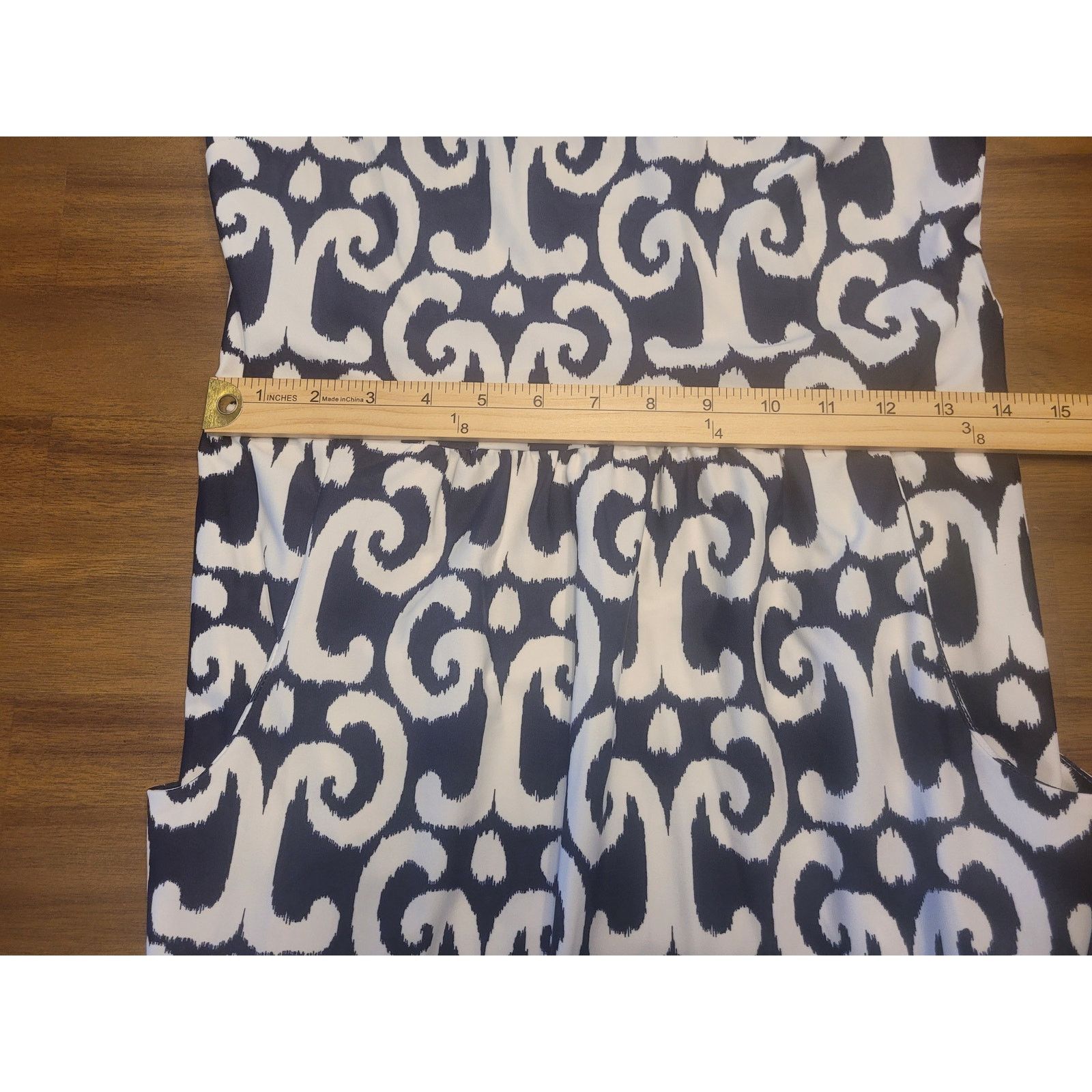 Other NWOT Jude Connally Mary Pat Dress White & Navy Ikat Print S Size S / US 4 / IT 40 - 9 Thumbnail