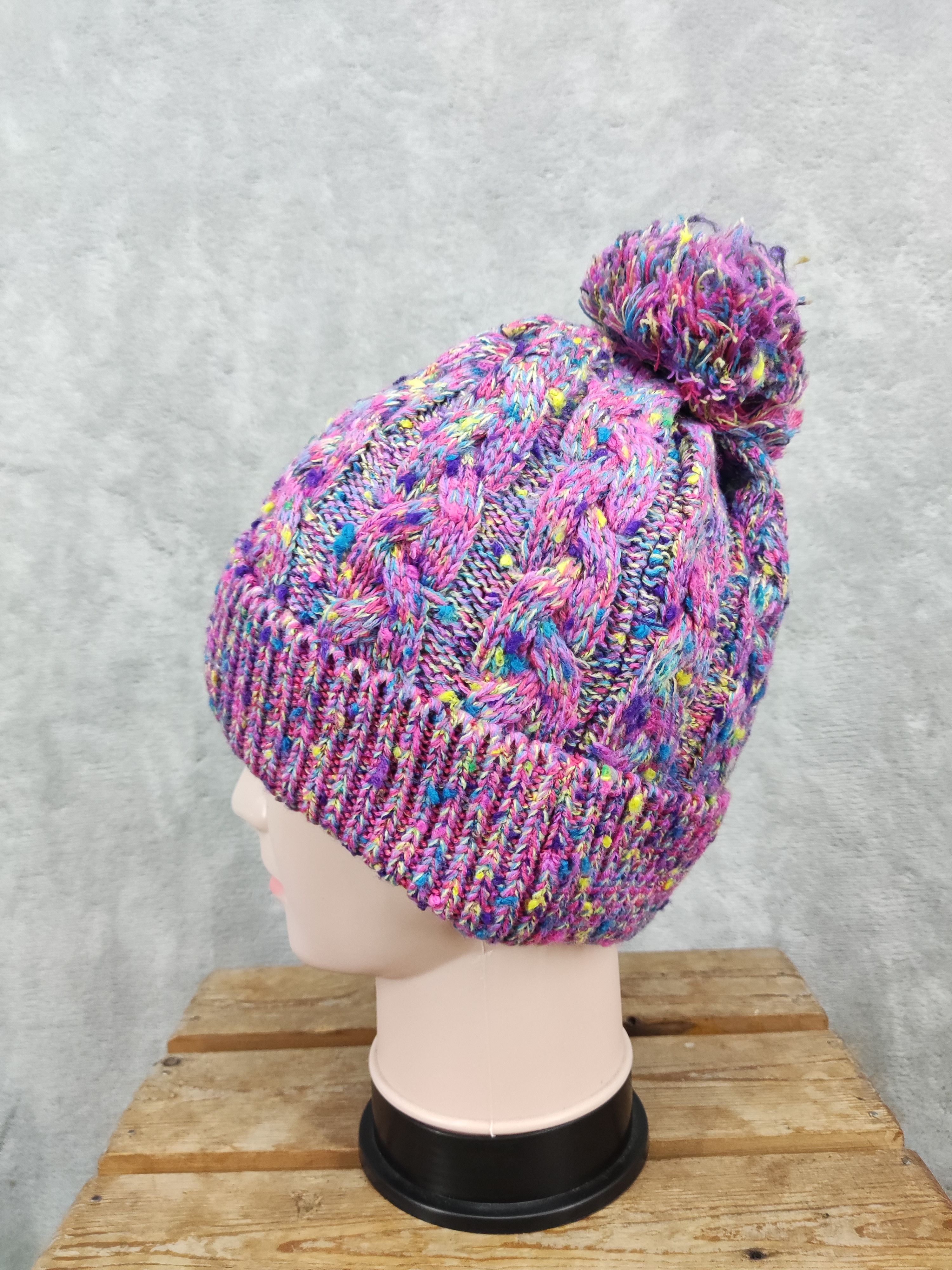 Japanese Brand Bruton Japan Beanie Hat Pom Size ONE SIZE - 5 Thumbnail