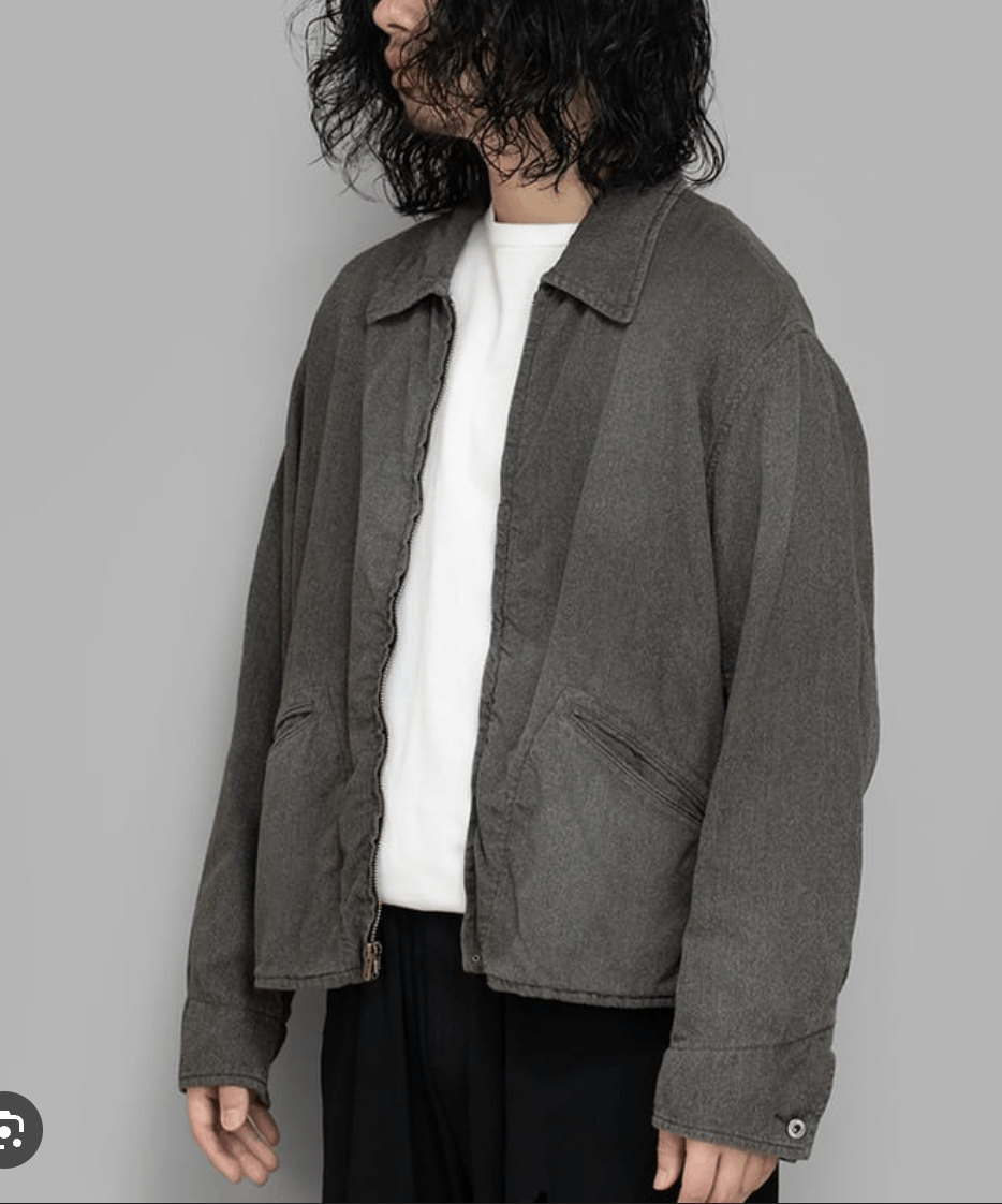 A.PRESSE Vintage Black Chambray Sports Jacket Size US M / EU 48-50 / 2 - 10 Thumbnail