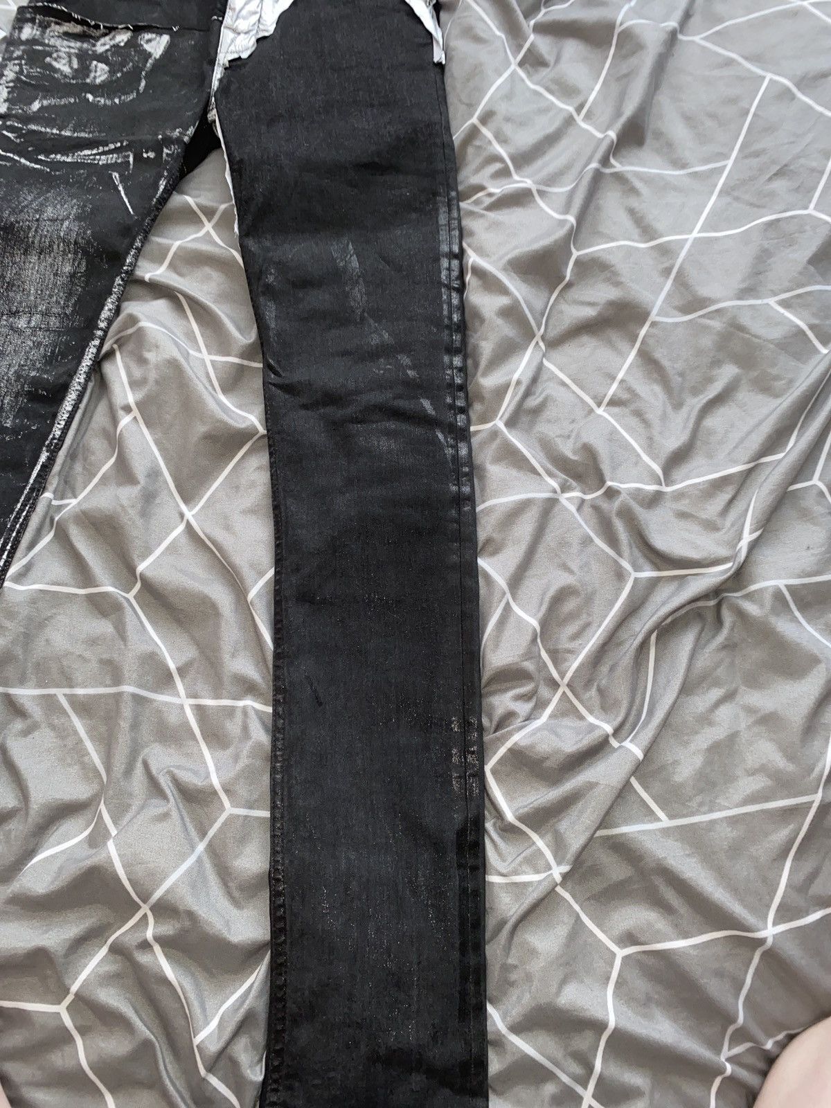 Rick Owens SAMPLE Rick Owens Tyrone Cut Denim Size US 29 - 5 Thumbnail
