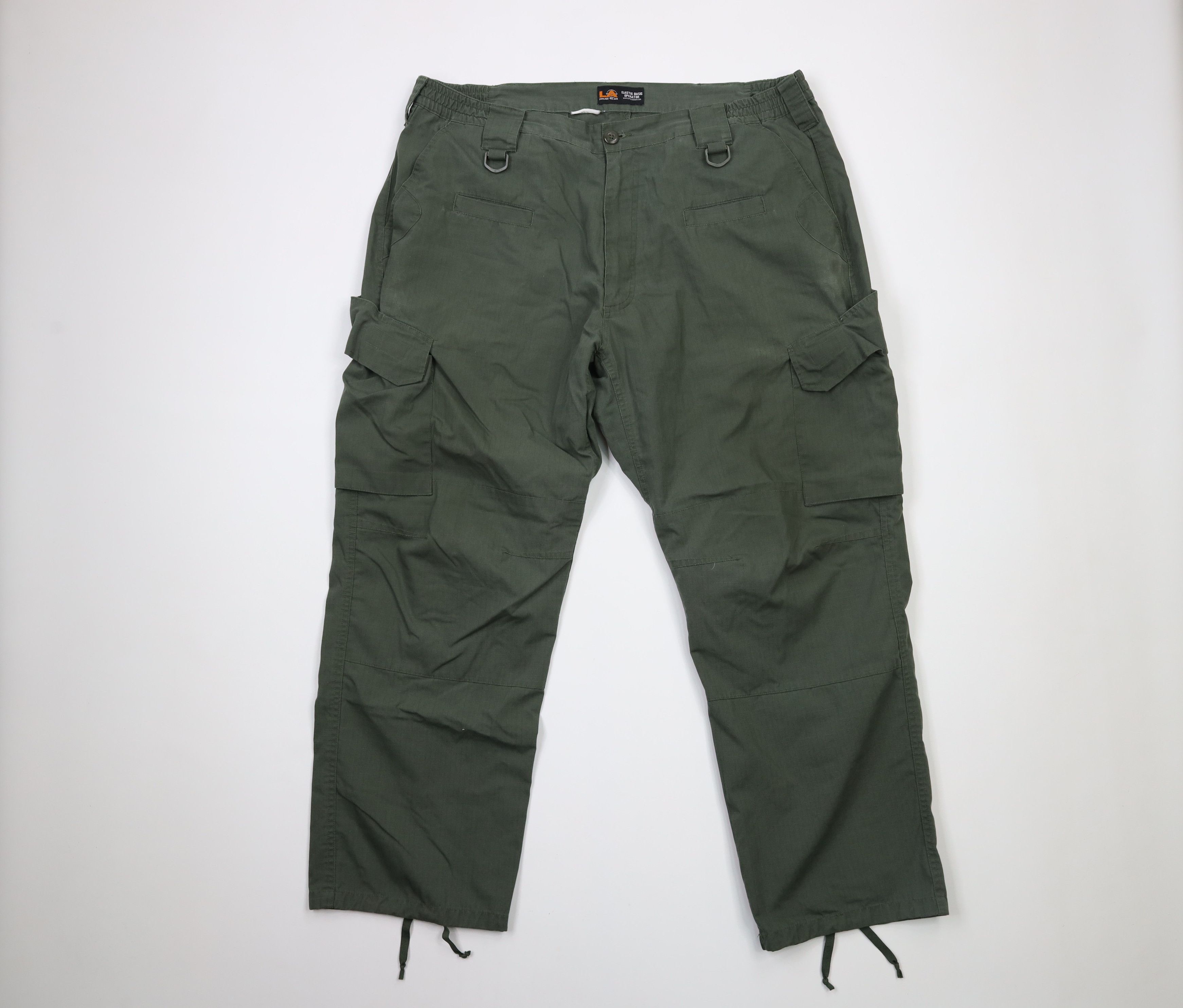 Vintage Vintage Streetwear Double Knee Wide Leg Cargo Pants Green Size US 40 / EU 56 - 1 Thumbnail