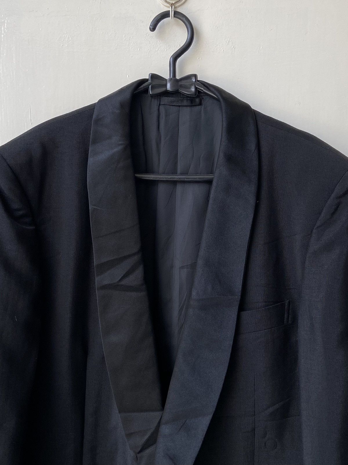 Christian Dior Monsieur CHRISTIAN DIOR MONSIEUR Black Suit Size 54L - 11 Thumbnail