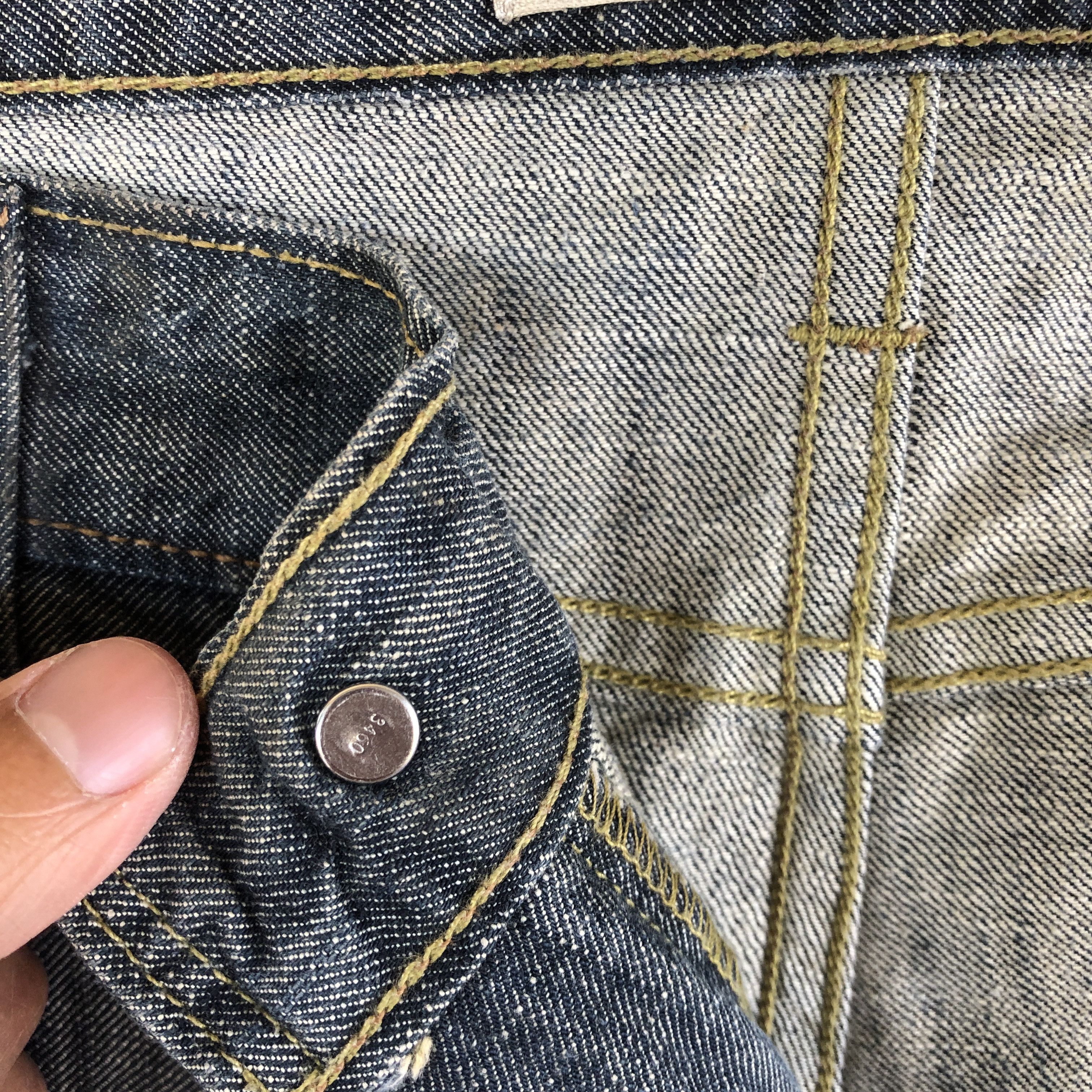 Levi's Vintage Y2K Levis 514 Dark Blue Jeans Levi's Tapered Denim Size US 40 / EU 56 - 6 Thumbnail