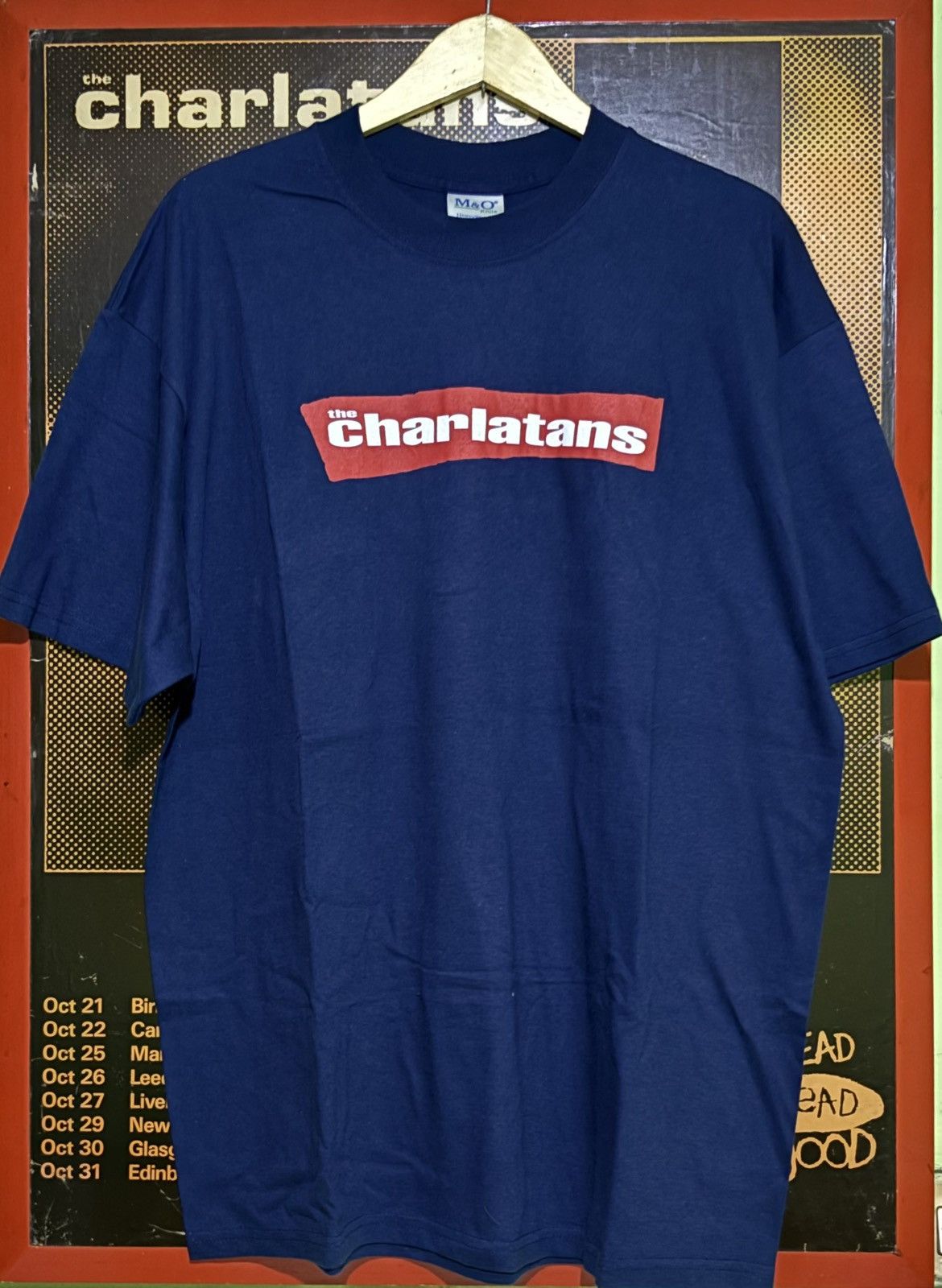 Band Tees vtg The Charlatans Shirt Britpop oasis the verve radiohead Size US XL / EU 56 / 4 - 1 Thumbnail