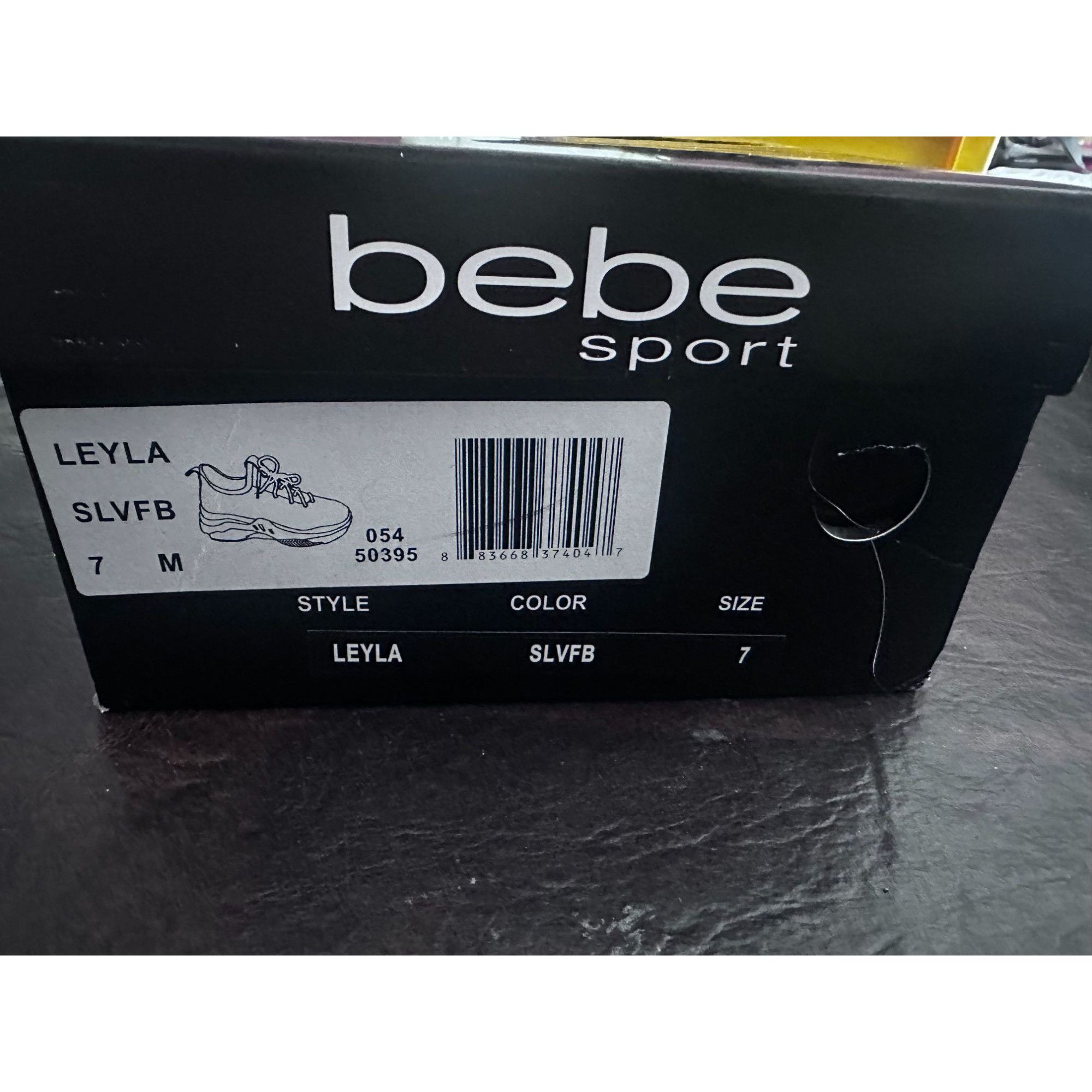 Bebe bebe sport Women's Leyla Lace-Up Rhinestone Sneakers w/box s Size US 7 / IT 37 - 2 Thumbnail