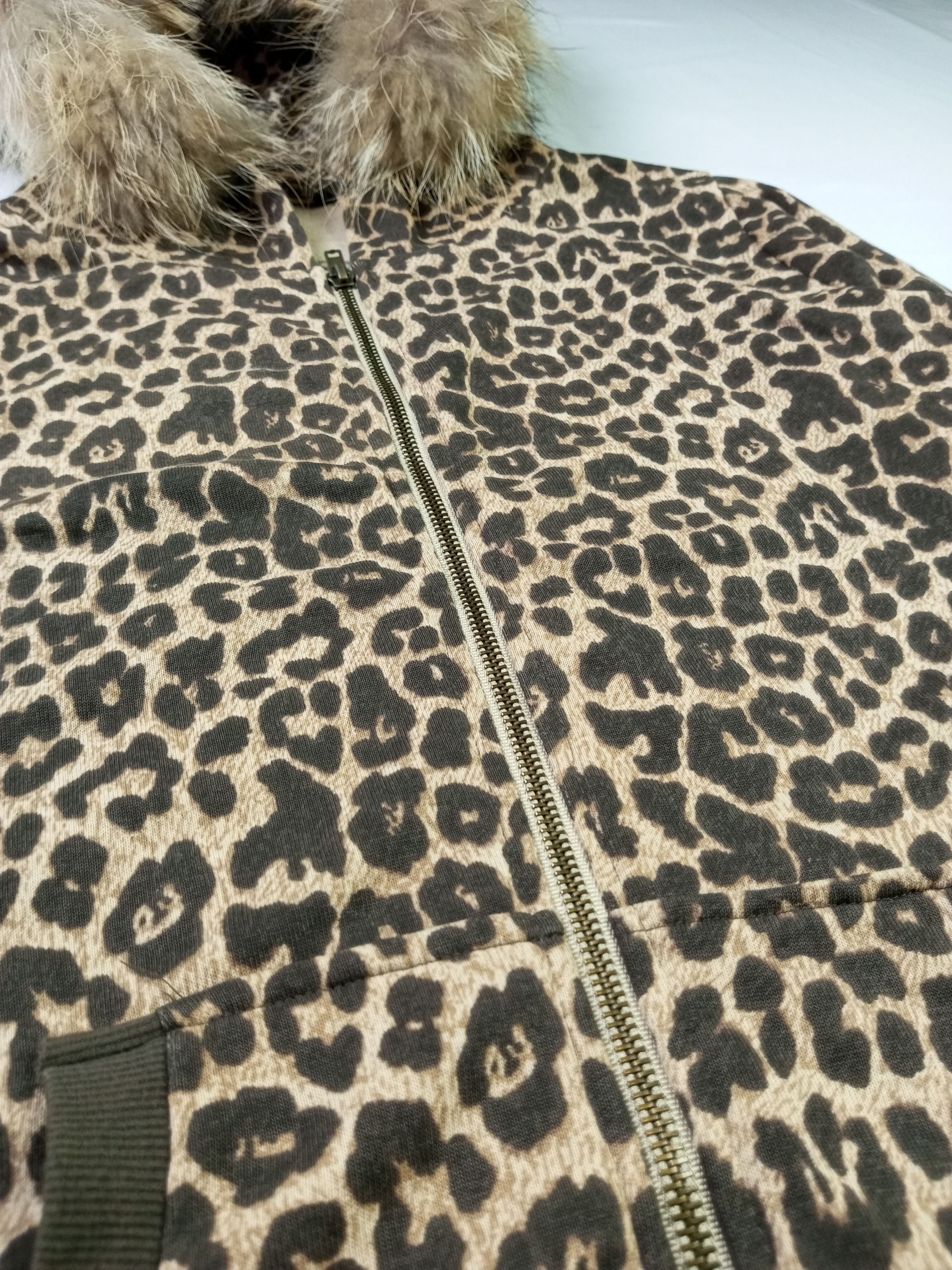 If Six Was Nine × Japanese Brand × Le Grande Bleu (L.G.B.) Japanese Brand Leopard Fur Hoodie Joky Gal Size US L / EU 52-54 / 3 - 5 Thumbnail
