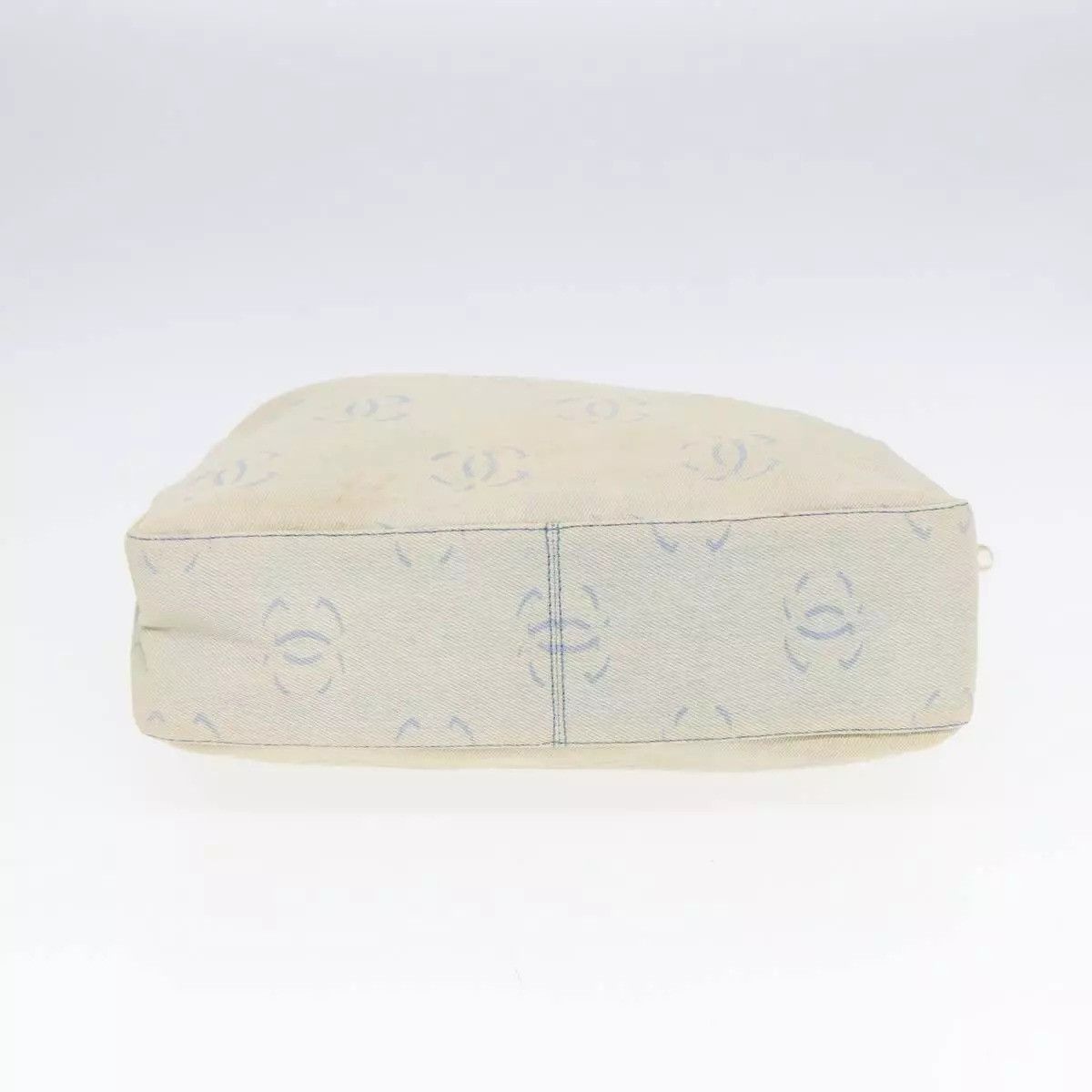Chanel CHANEL COCO Mark Shoulder Bag Canvas Blue CC Size ONE SIZE - 13 Thumbnail