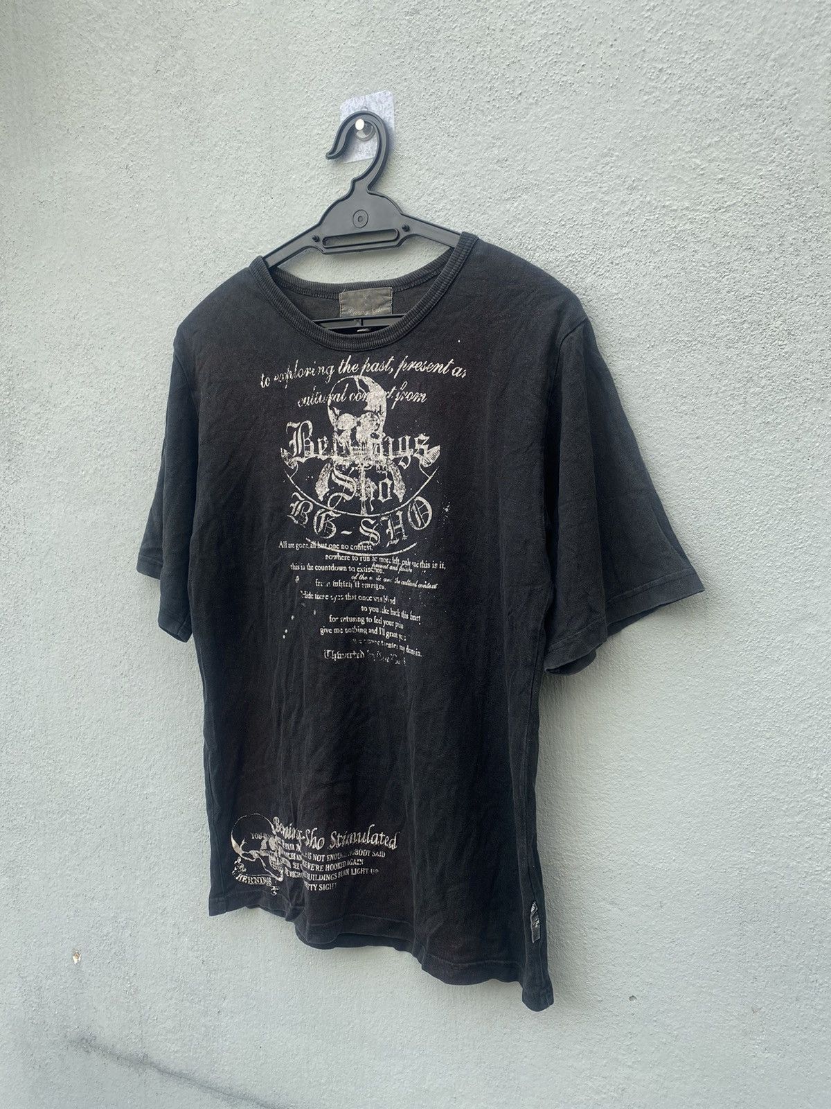 14th Addiction × Affliction × Revenge Vintage y2k Revenge Sho Skull Poem Tshirt Size US M / EU 48-50 / 2 - 9 Thumbnail