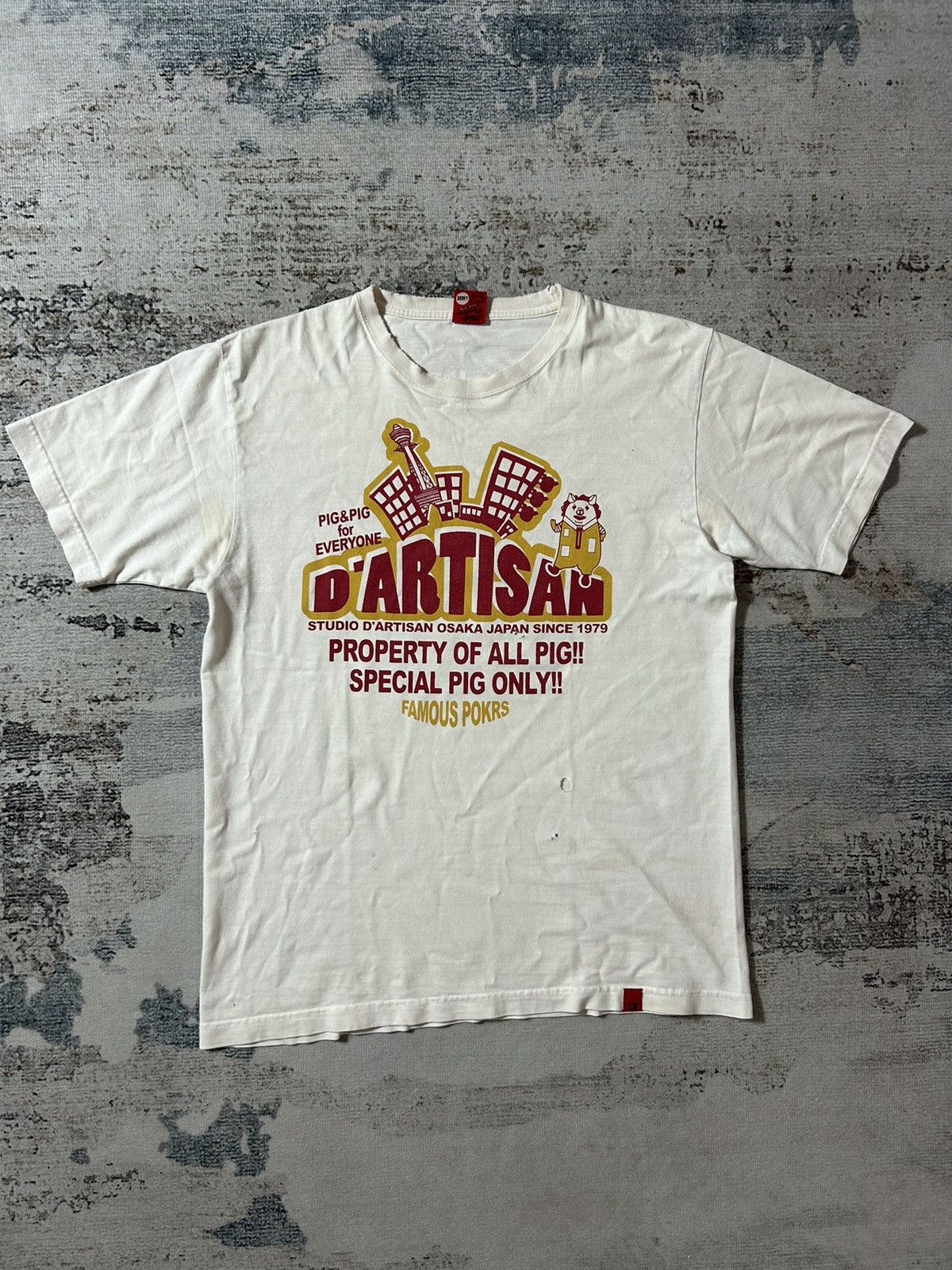 Japanese Brand × Studio D'Artisan × Vintage Vintage Studio D'artisan Special Pig T shirt Size US L / EU 52-54 / 3 - 1 Thumbnail