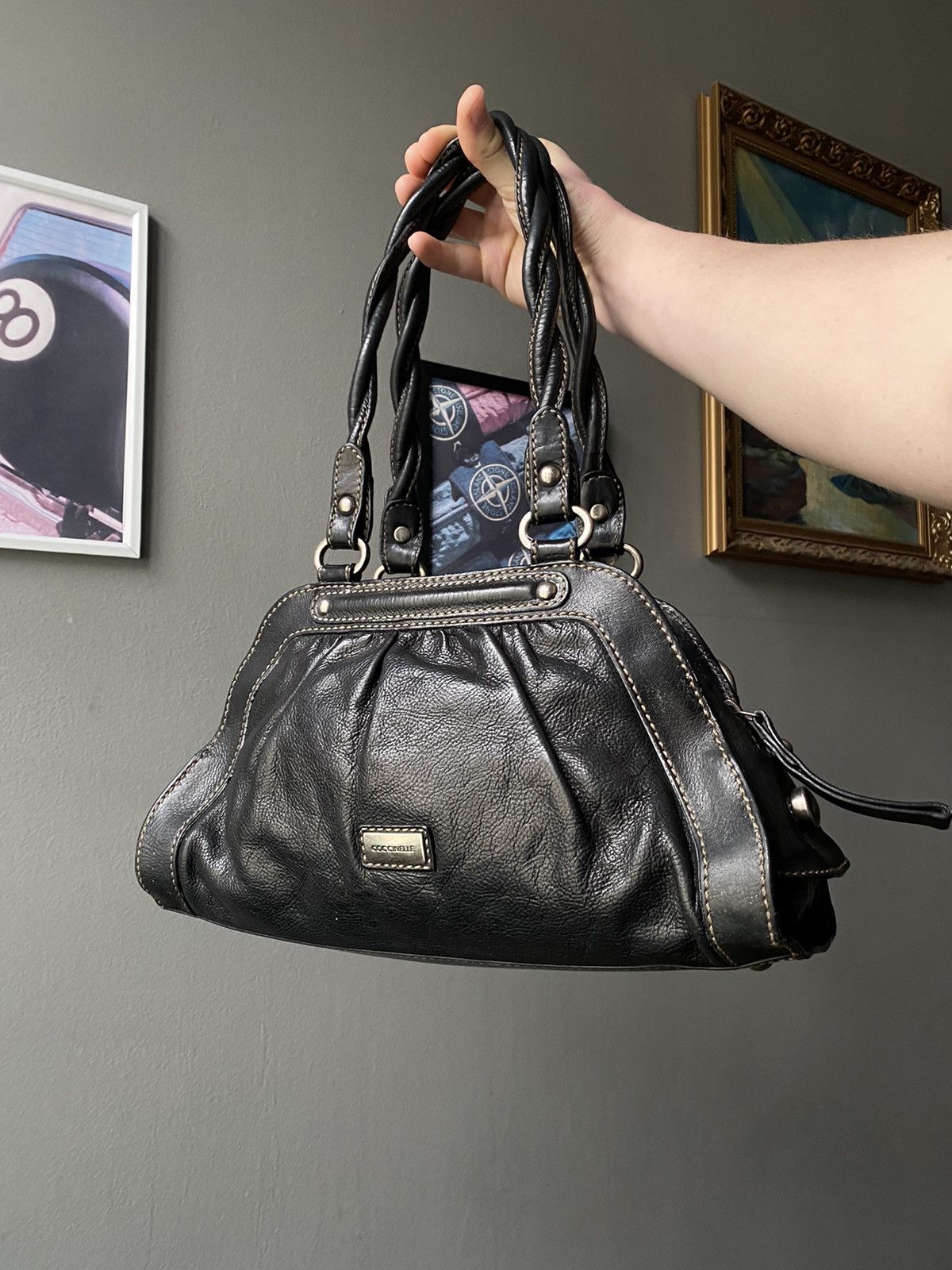 Vintage Avant Garde Style Leather Beg Coccinelle Size ONE SIZE - 7 Thumbnail