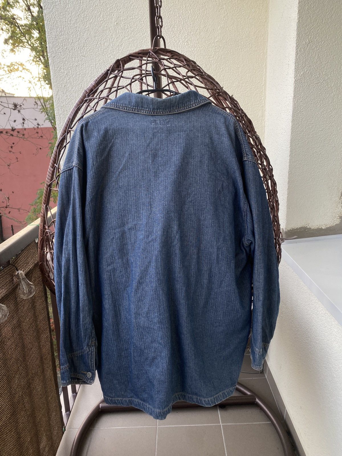 Vintage Vintage ultra rare workwear denim stacca co. long jacket Size US XL / EU 56 / 4 - 5 Thumbnail