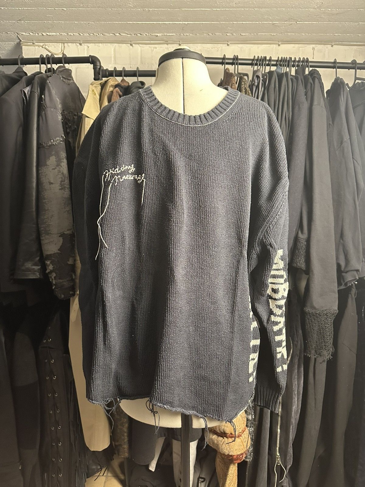 Doublet DOUBLET Hidden Message Knit Sweater SS21 Size US S / EU 44-46 / 1 - 2 Thumbnail