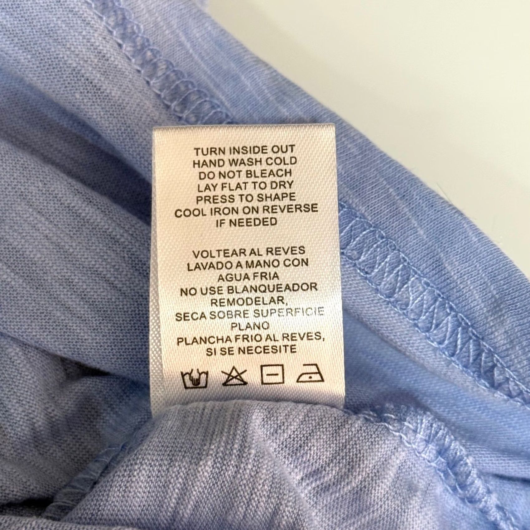 Vintage VINTAGE Penelope Rose Tank Top Womens 3X Sleeveless Cotton Blend Slub Knit Blue NWT Size XXL / US 16-18 / IT 52-54 - 6 Thumbnail