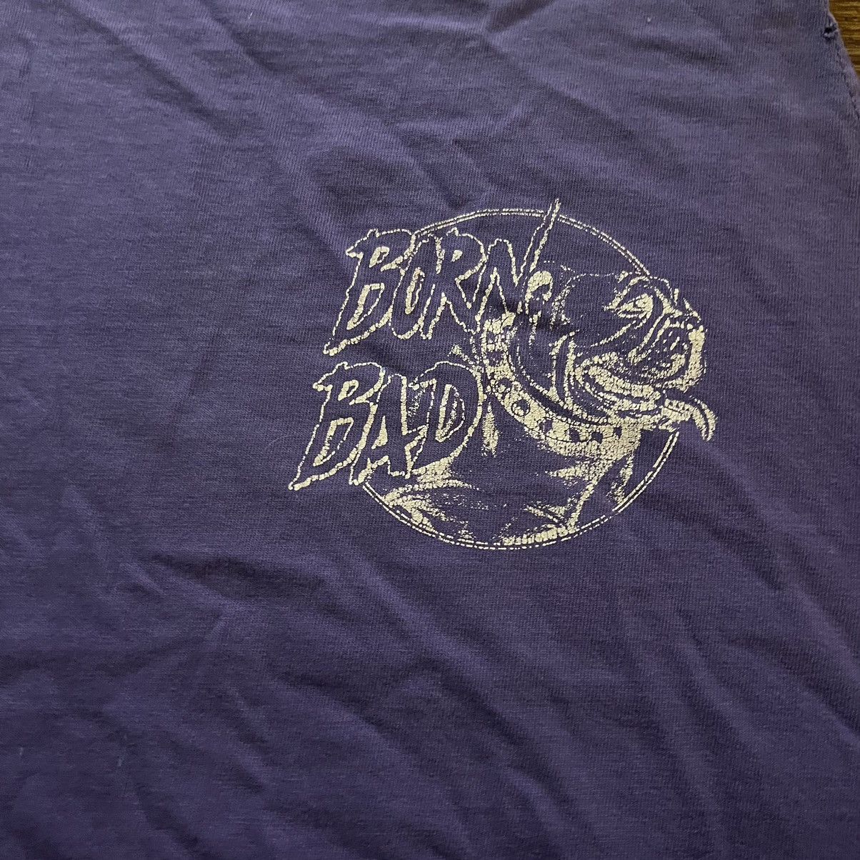 Vintage Vintage Purple Born Bad Tank Top Size US XL / EU 56 / 4 - 2 Thumbnail