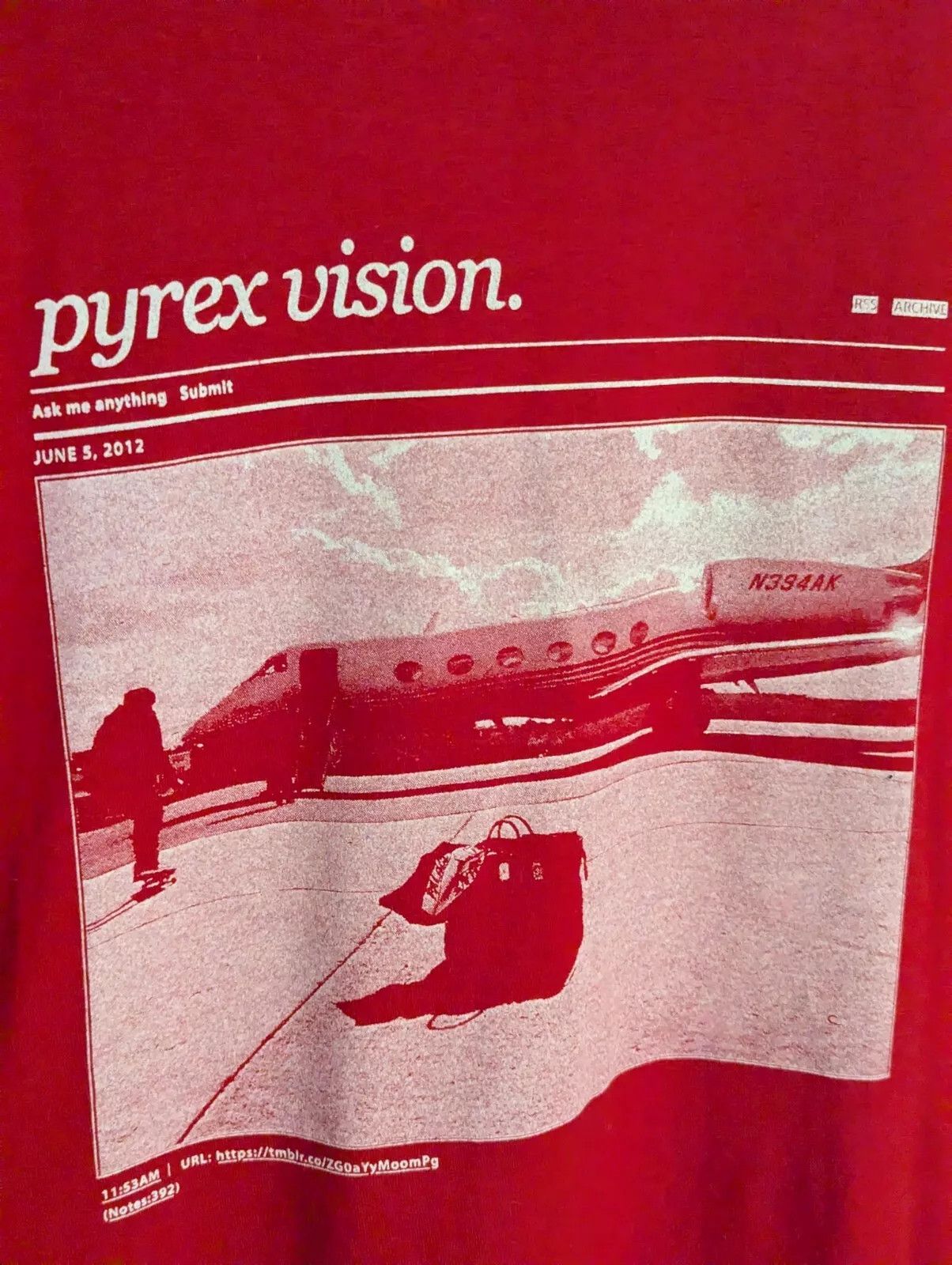 DENIM TEARS × Virgil Abloh Virgil Abloh x MOMA x Pyrex Vision “Confluence” Tee-Shirt Size US M / EU 48-50 / 2 - 6 Thumbnail