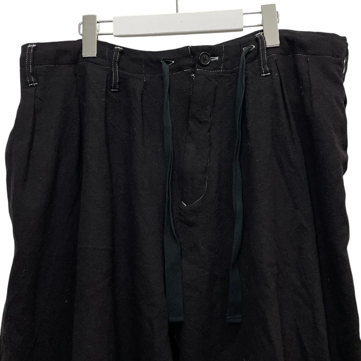 Yohji Yamamoto YOHJI YAMAMOTO wool/black/ Pants Size US 33 - 3 Thumbnail