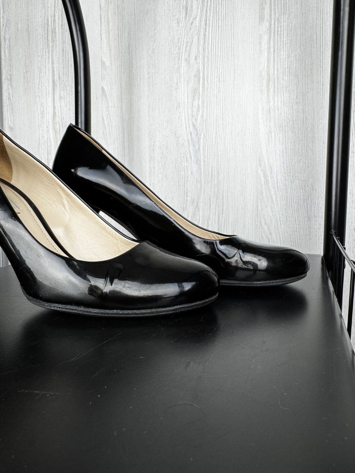 Prada Prada Women’s High Heels Shoes Platform Black Patent Leather Size US 6 / IT 36 - 4 Thumbnail