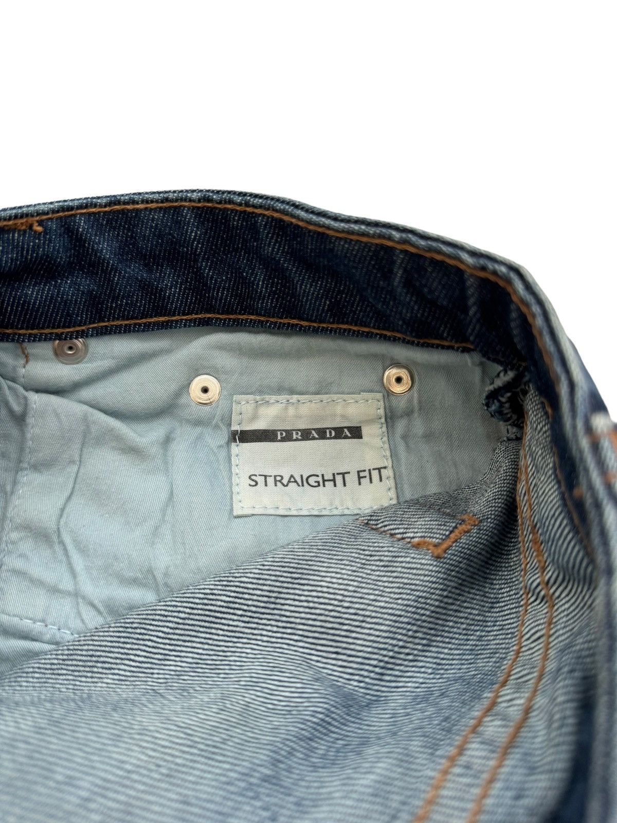 Prada Straight Fit Denim Blue Jean Size US 30 / EU 46 - 7 Thumbnail