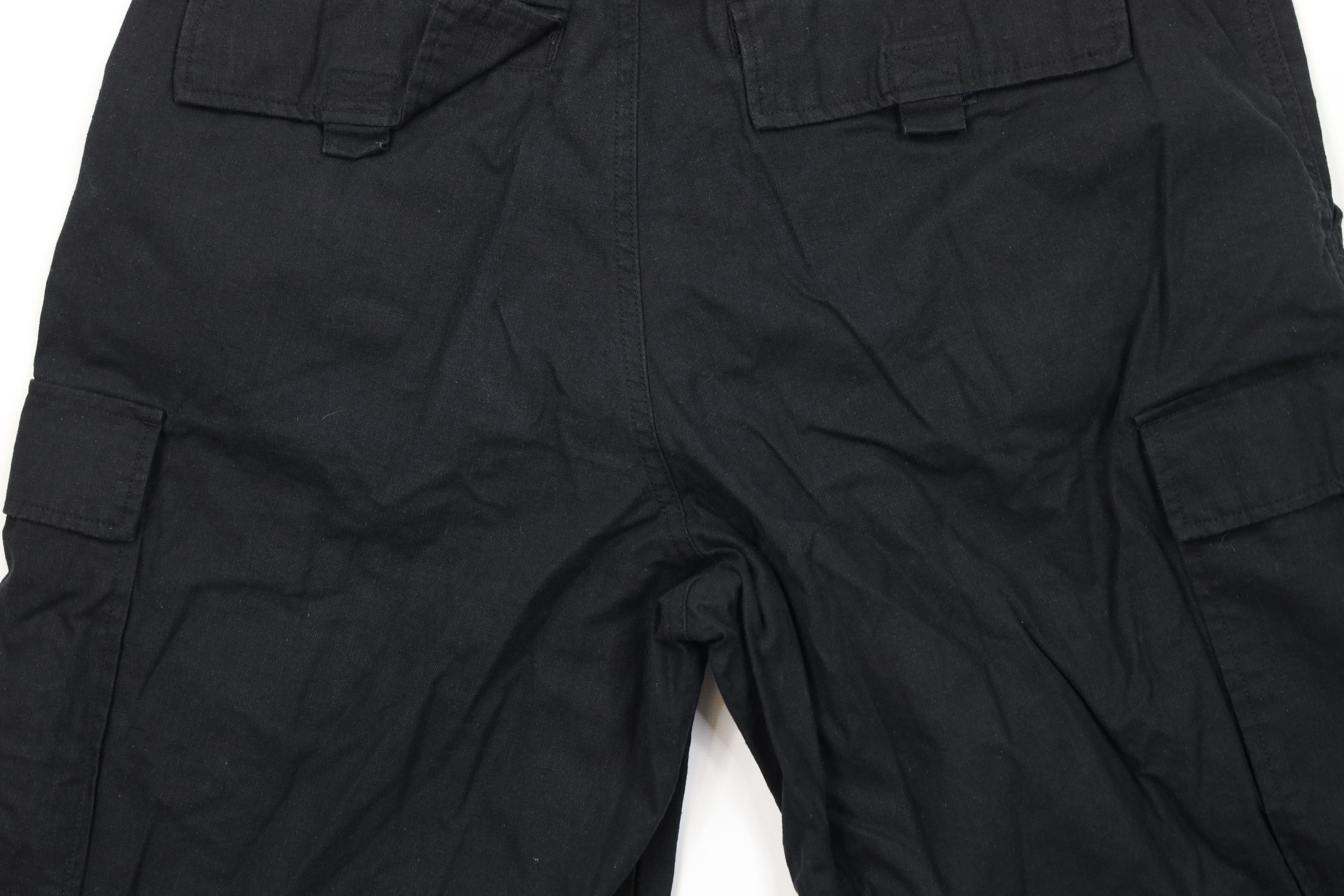 Vintage Vintage 90s Y2K Streetwear Blend Baggy Cargo Shorts Black Size US 36 / EU 52 - 9 Thumbnail