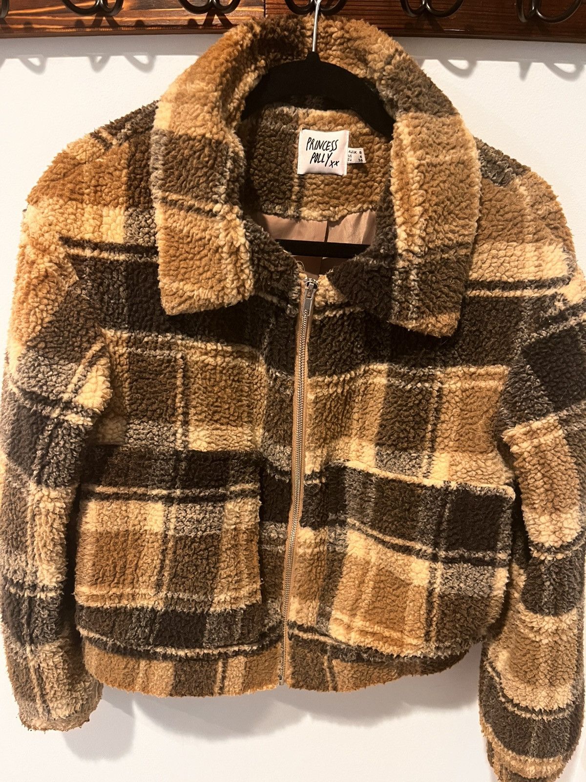 PRINCESS POLLY Princess Polly Plaid Jacket Size S / US 4 / IT 40 - 3 Thumbnail