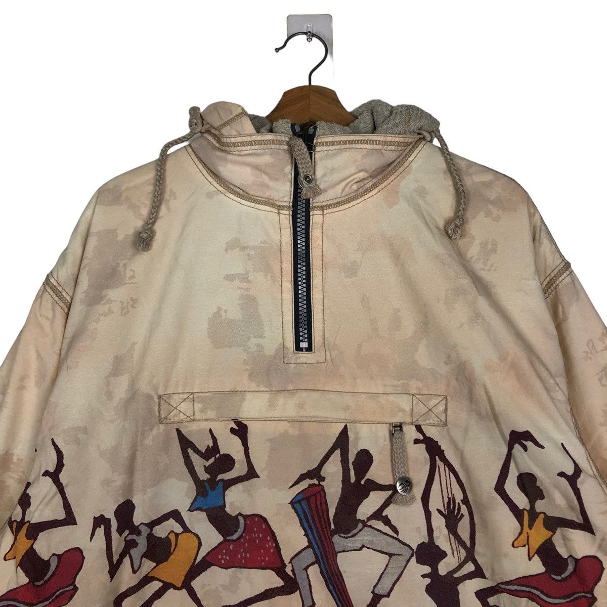 Japanese Brand 🔥VTG ANORAK HUNTING JACKET NAVAJO DESIGN LINEA PALIO ITALY Size US L / EU 52-54 / 3 - 4 Thumbnail