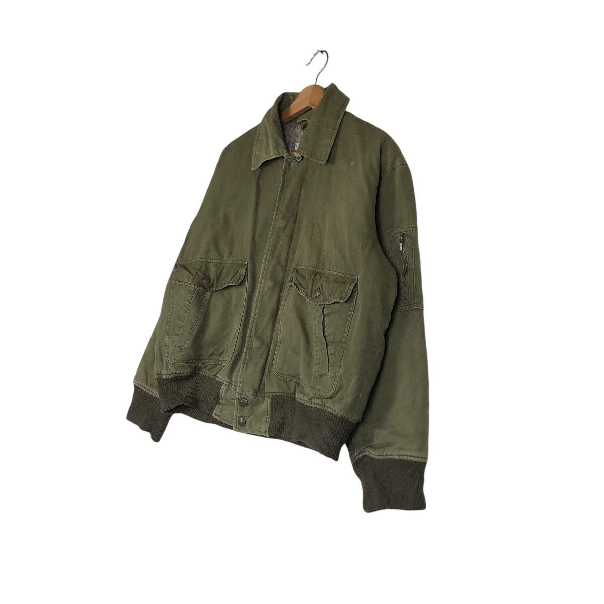 Japanese Brand 🔥VINTAGE BIKER BOMBER JACKET BIG POCKETS SPOKEMAN Size US M / EU 48-50 / 2 - 4 Thumbnail