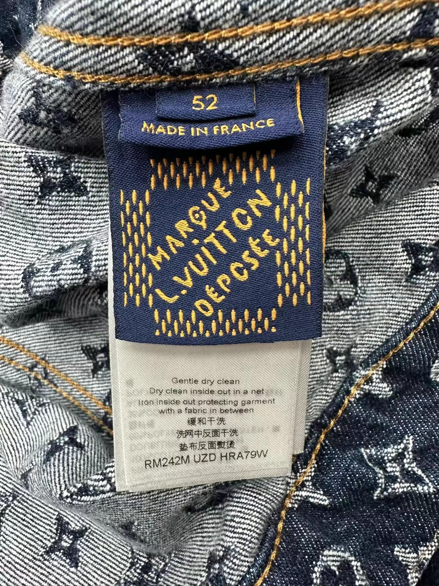 Louis Vuitton LV x Timberland Monogram All Over Print Denim Jacket Size US L / EU 52-54 / 3 - 4 Thumbnail