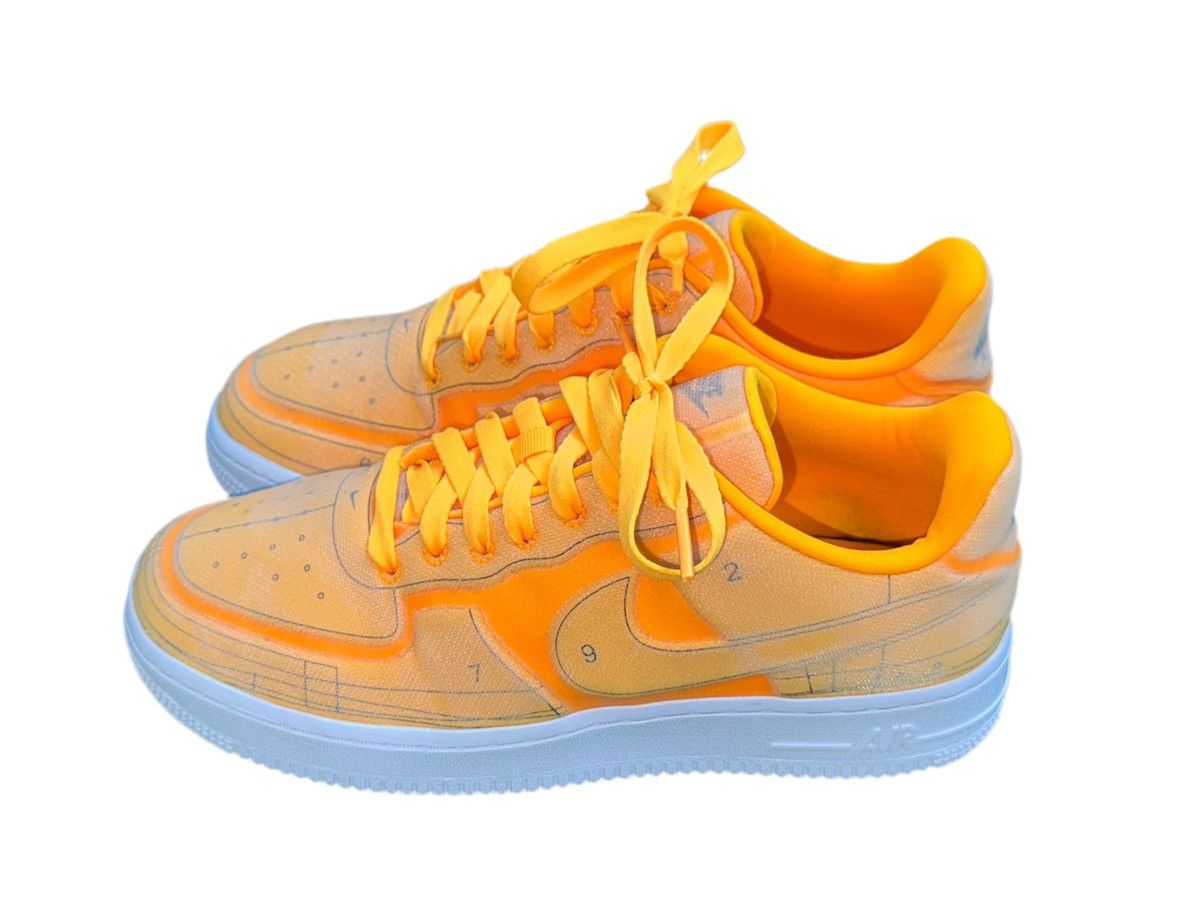 Nike Shoes Nike Air Force Low ‘07 LX Blueprint Laser Orange. Size US 7 / IT 37 - 3 Thumbnail