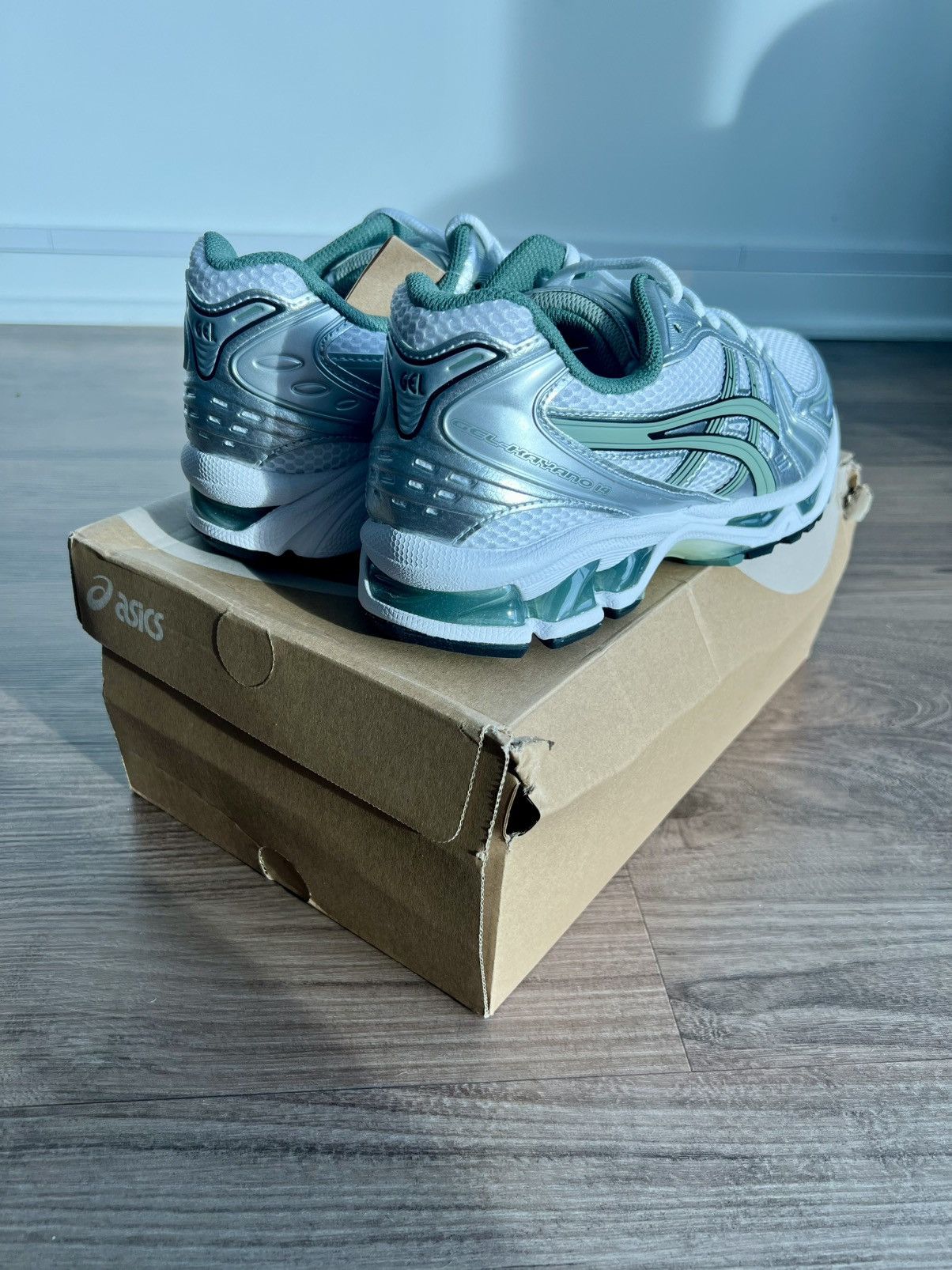 Asics ASICS Gel Kayano 14 Slate Grey Green Size US 7 / EU 40 - 3 Thumbnail