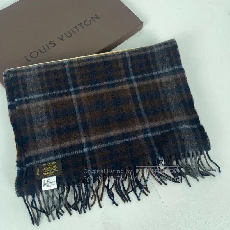Louis Vuitton Louis Vuitton Cashmere Scottish style scarf Size ONE SIZE - 1 Thumbnail