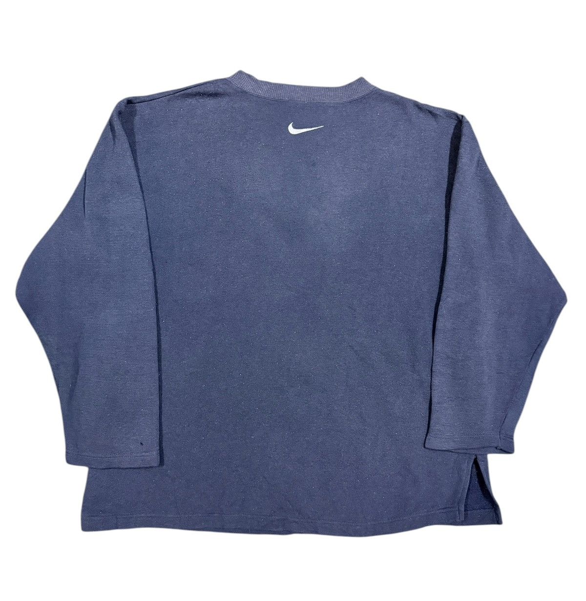 Nike Vtg🔥Y2k Sunfaded Nike Swoosh Eric Logo Longsleeve Size US L / EU 52-54 / 3 - 2 Thumbnail