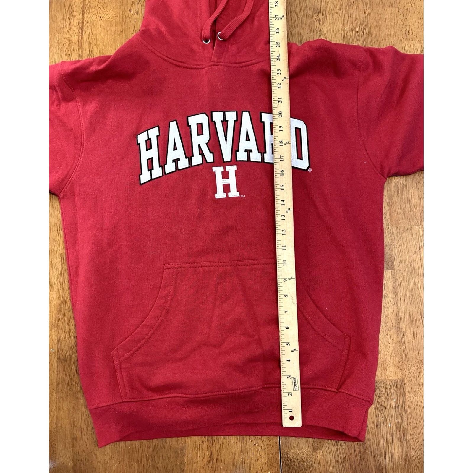 J Brand Harvard University OVB Hoodie Sweatshirt Medium Ivy League Old Varsity Brand Red Cotton Blend Fleece Graphic Print Hooded Pullover Mens Size US M / EU 48-50 / 2 - 5 Thumbnail