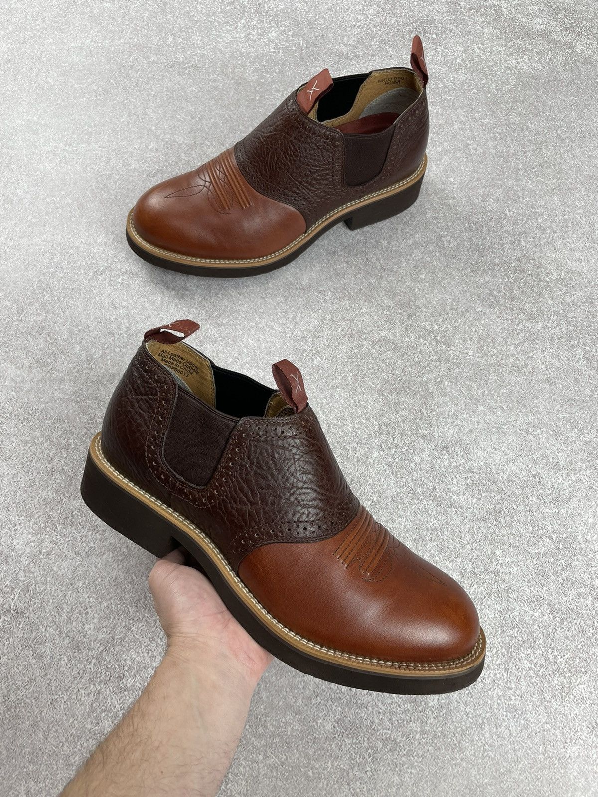 Twisted X × Western Rise Twisted X Men’s Cowboy Western Distressed Boots Size US 10.5 / EU 43-44 - 1 Thumbnail