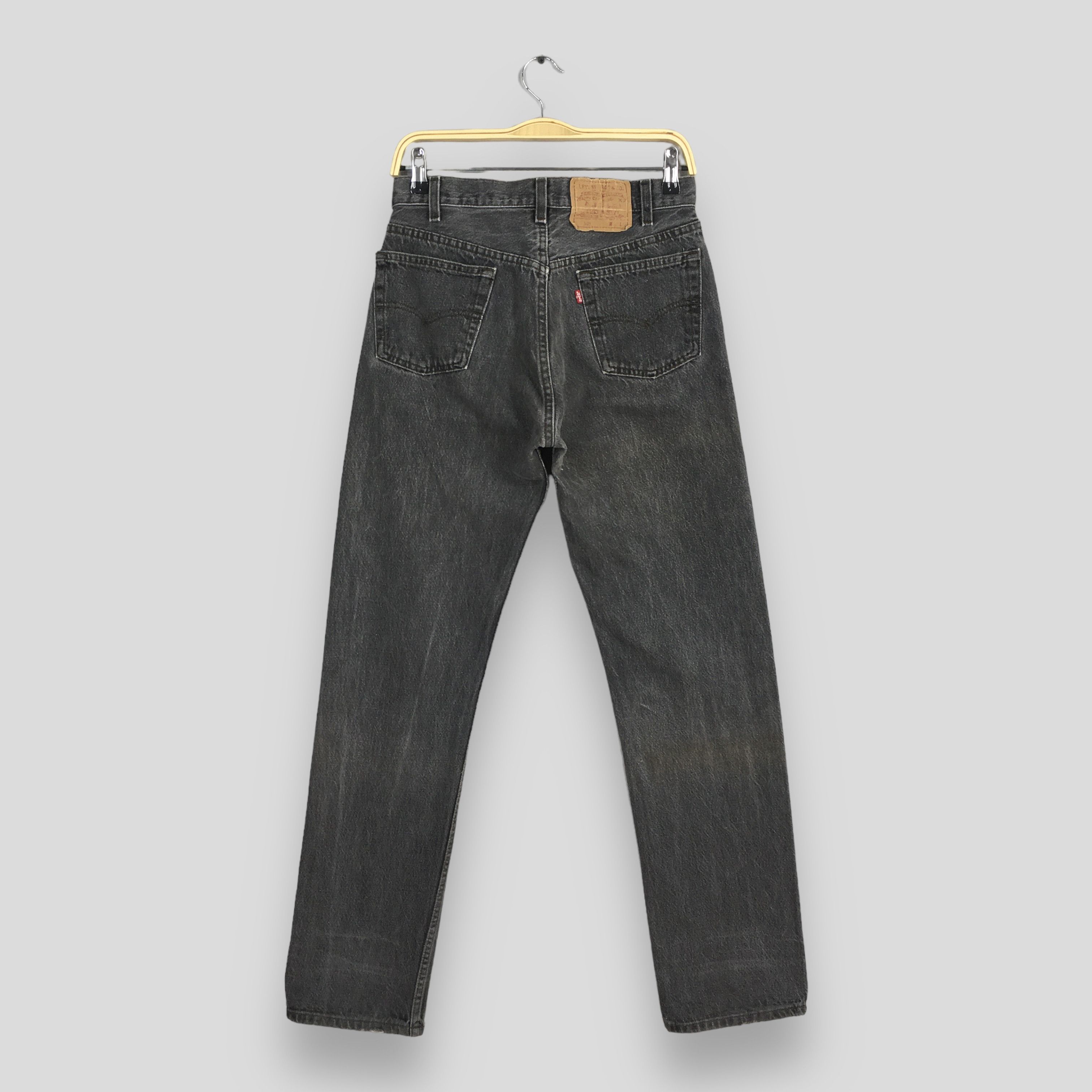 Levi's Size 28x31 Vintage 80s Levi's 501 Black Jeans S926 Size US 28 / EU 44 - 8 Thumbnail