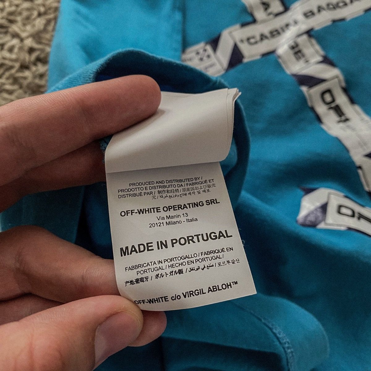 Off-White Off-White Cabin Baggage Arrows Tee Size US S / EU 44-46 / 1 - 8 Thumbnail