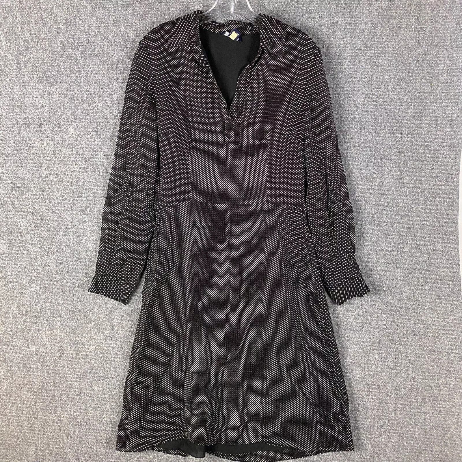 Ann Taylor Ann Taylor Dress Women's Size 8 Polka Dots 100% Rayon Black Size M / US 6-8 / IT 42-44 - 1 Thumbnail