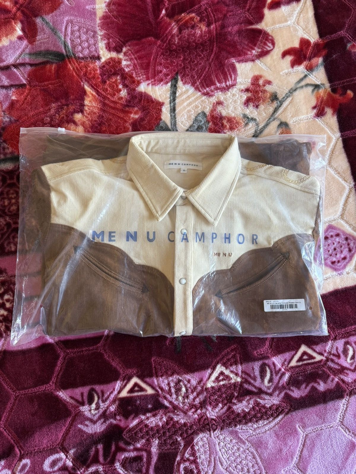 YITAI Yital x Menu x Camphor Corduroy Western Shirt Size XL New 🔥 Size US XL / EU 56 / 4 - 9 Thumbnail