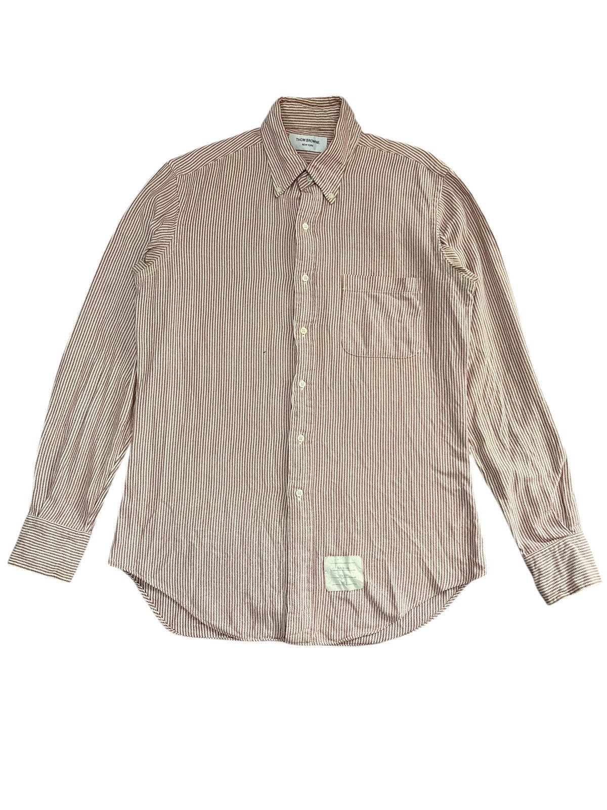 Thom Browne Thom Browne stripe shirts button ups oxford Size US L / EU 52-54 / 3 - 3 Thumbnail