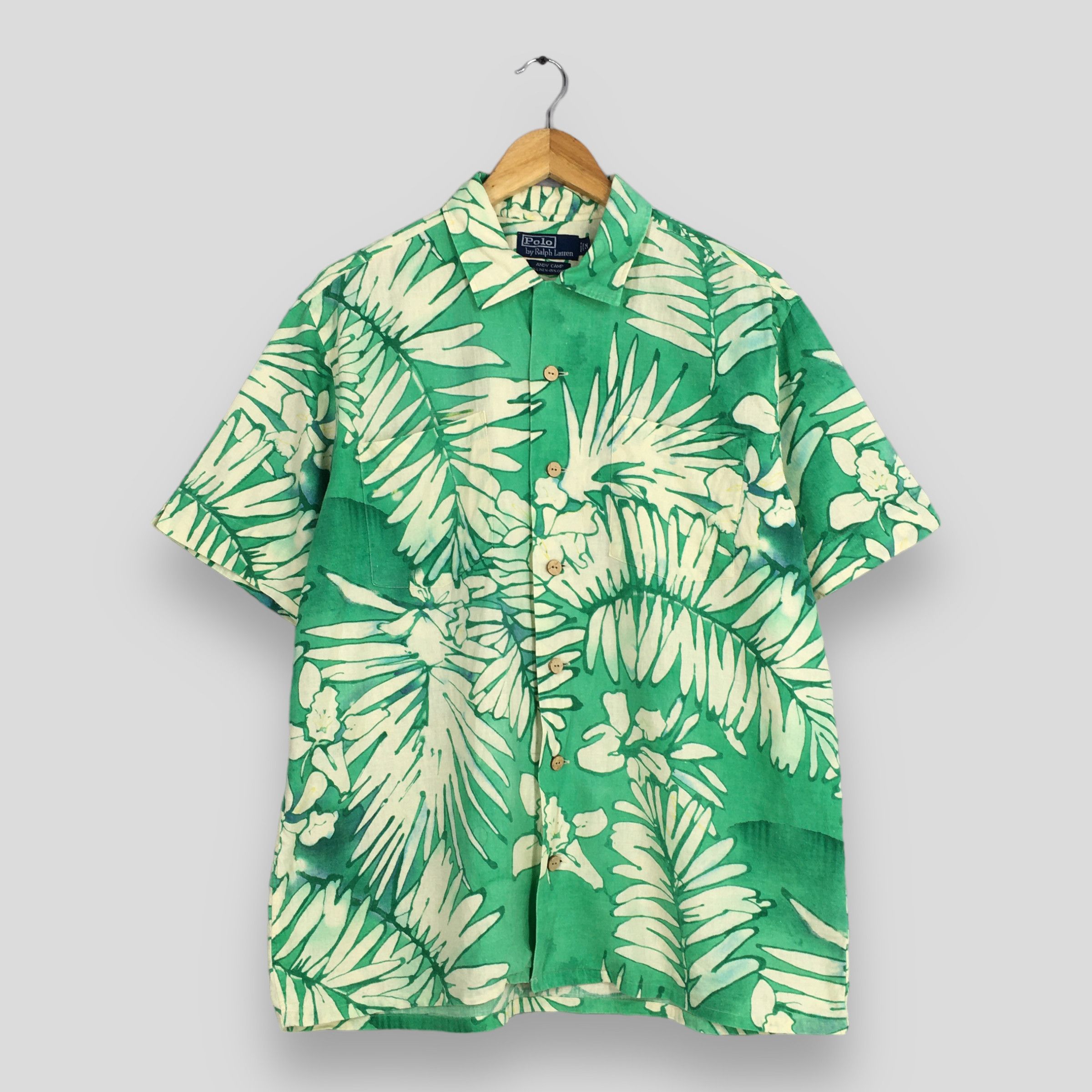 Polo Ralph Lauren Vintage Polo Ralph Lauren Floral Hawaiian Shirt Medium Size US M / EU 48-50 / 2 - 1 Thumbnail