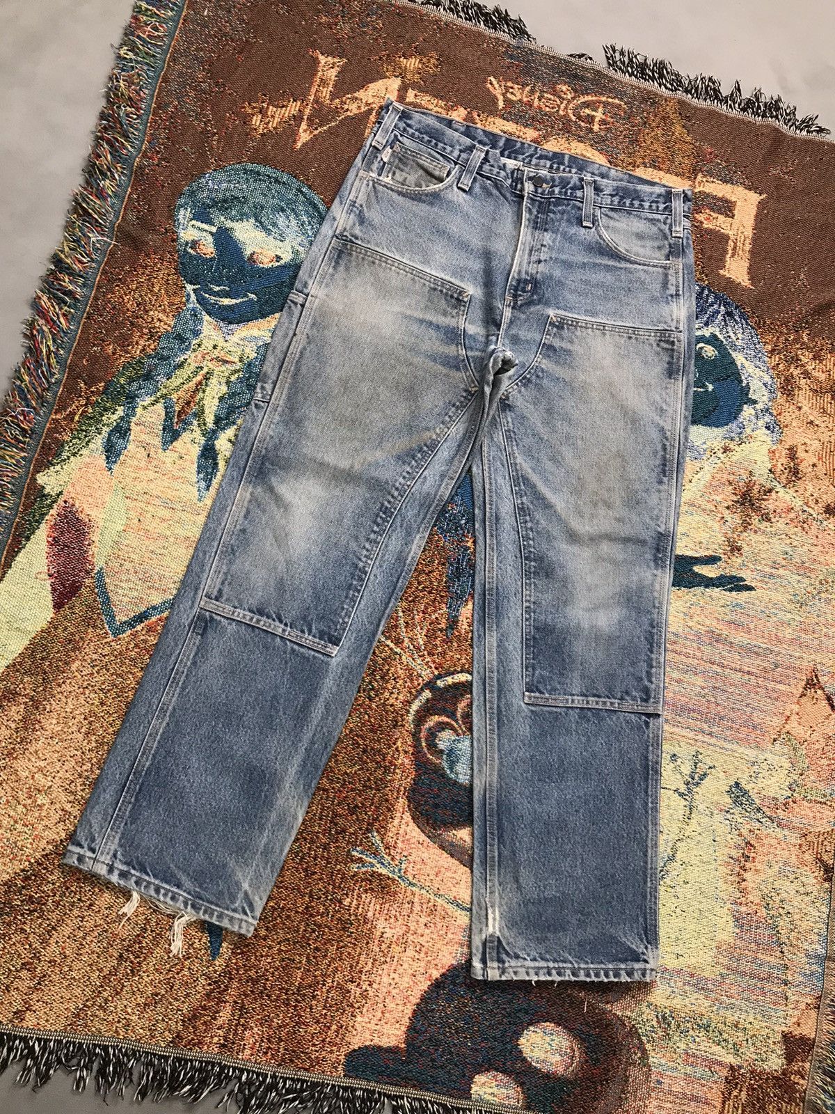 Carhartt Vintage Carhartt double knee workwear denim Size US 38 / EU 54 - 3 Thumbnail
