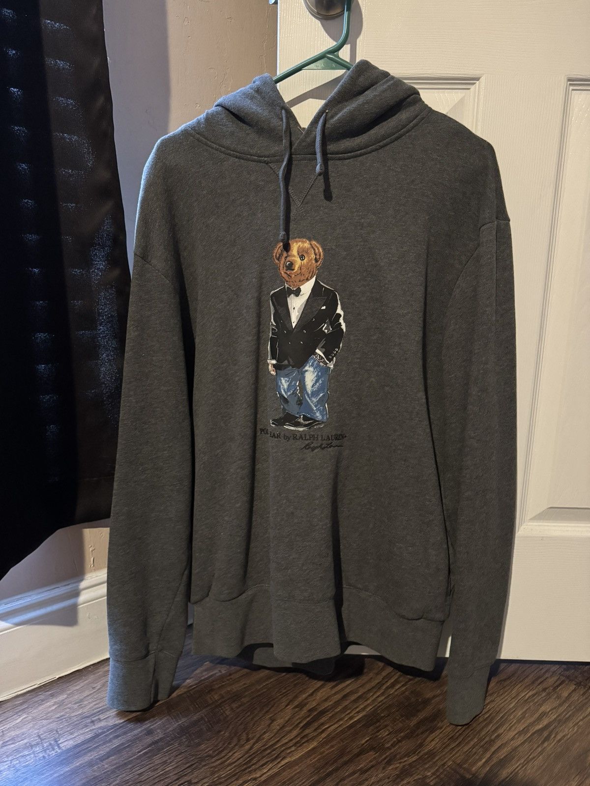 Polo Ralph Lauren Grey Polo Bear Hoodie Size US L / EU 52-54 / 3 - 1 Thumbnail