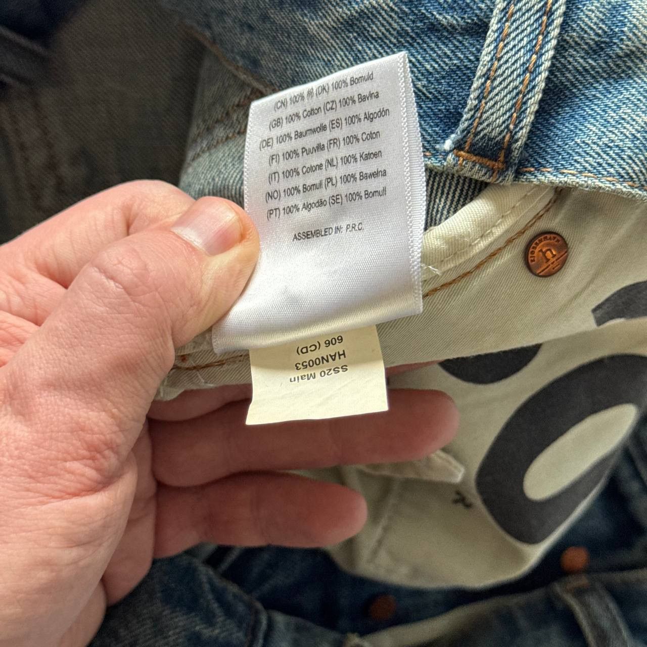 Han Kjobenhavn Japan Selvedge Tapered Selvage Denim Jeans