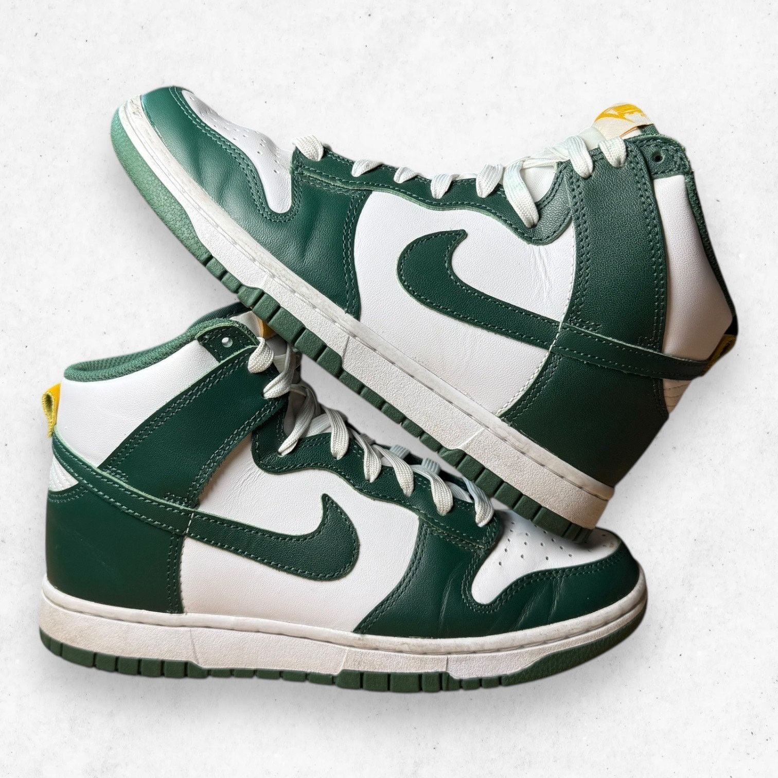 Nike Nike Dunk High Size 7 Australia Noble Green University Gold Size US 7 / EU 40 - 3 Thumbnail