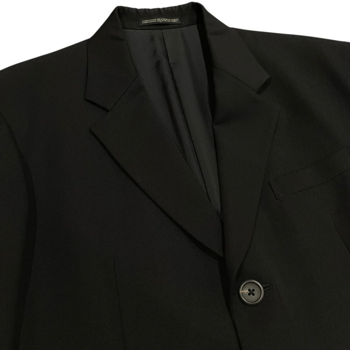Yohji Yamamoto Yohji Yamamoto pour homme/Round Letter 80s Tailored Jacket Size US M / EU 48-50 / 2 - 3 Thumbnail